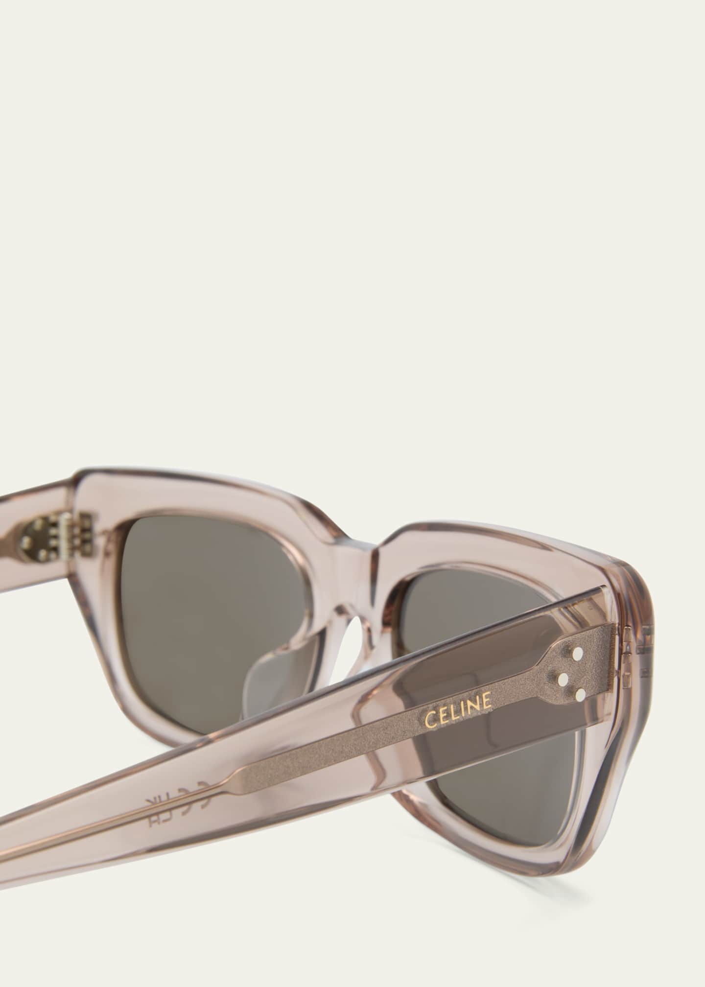 Celine Men's Acetate Sunglasses White