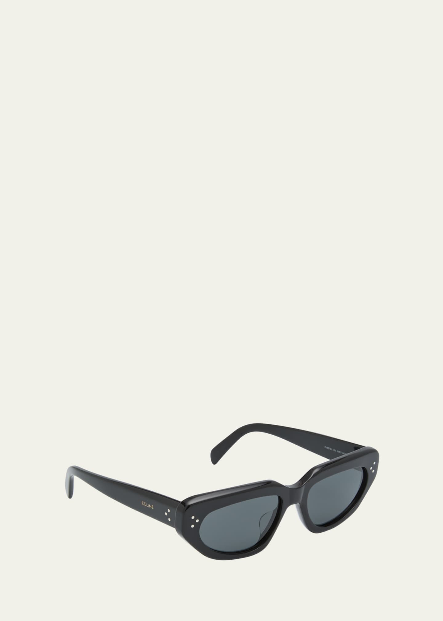 Celine Men s 3 Dot Acetate Cat Eye Sunglasses