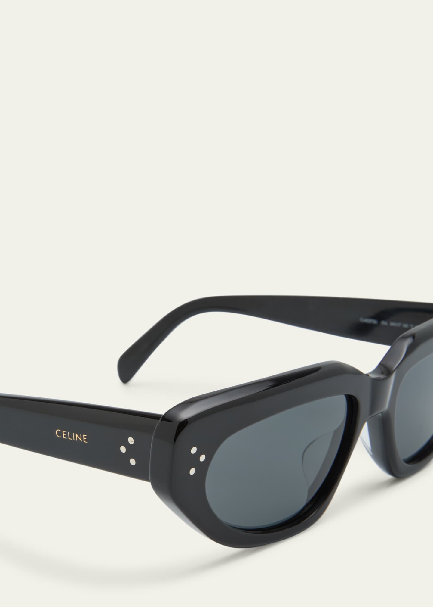 Celine Men's 3-Dot Acetate Cat-Eye Sunglasses - Bergdorf Goodman