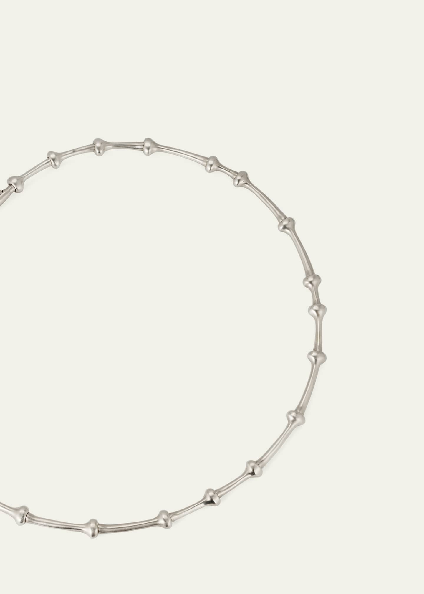 Vram White Gold Twyn Collar Necklace Image 3 of 4