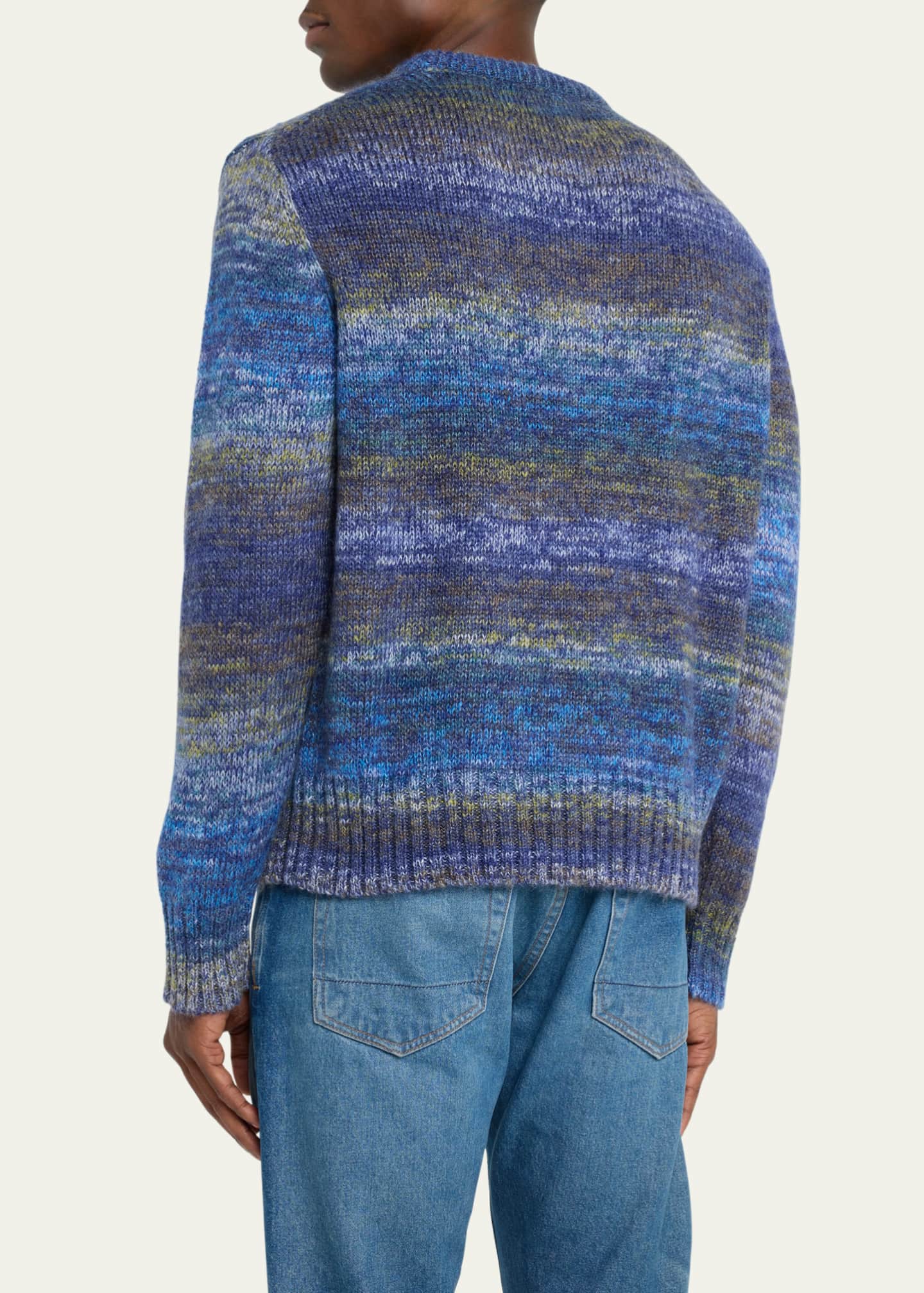 CORRIDOR Men's Mohair Ombre Stripe Sweater - Bergdorf Goodman