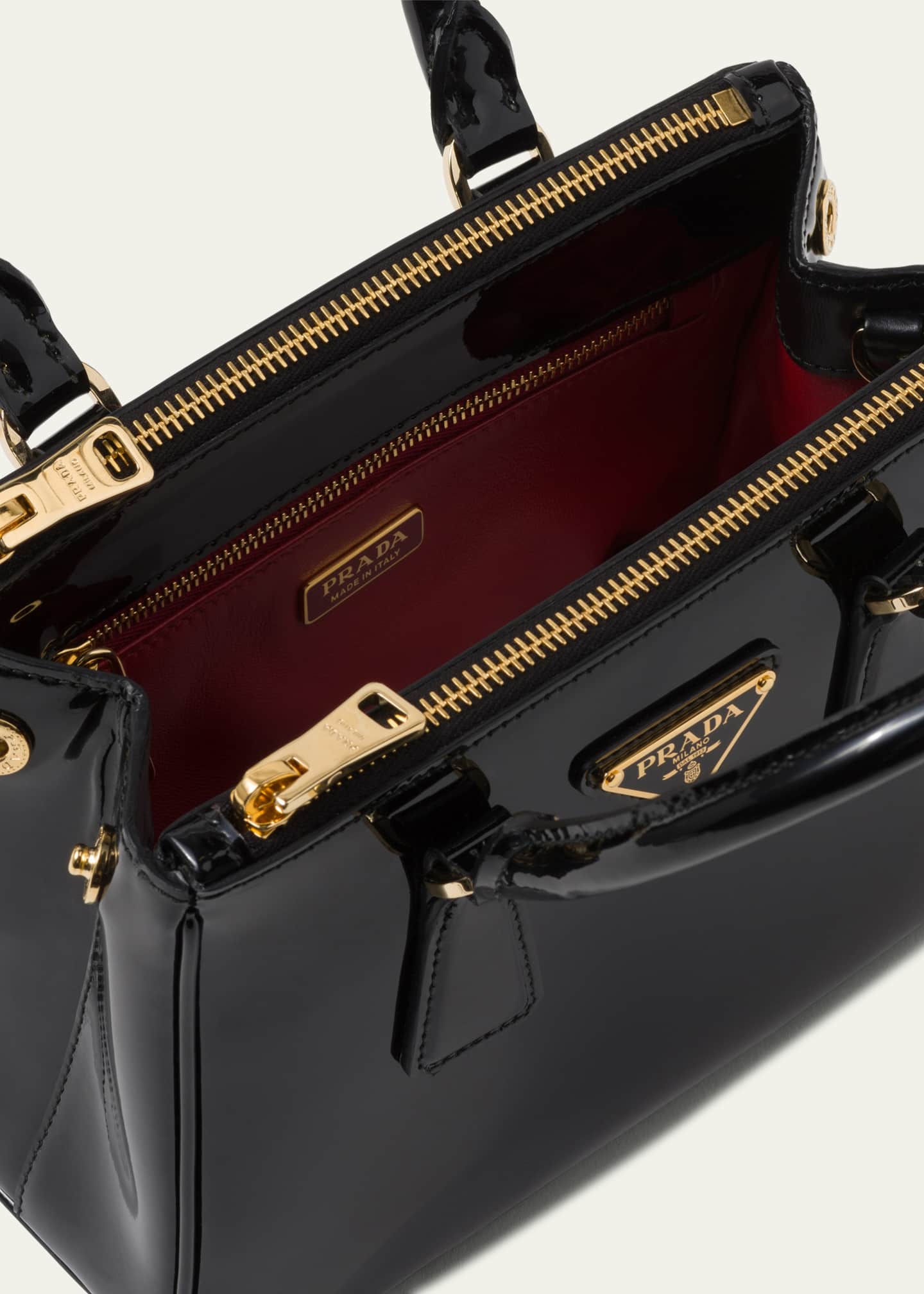 Prada Galleria Mini Patent Top Handle Bag Bergdorf Goodman