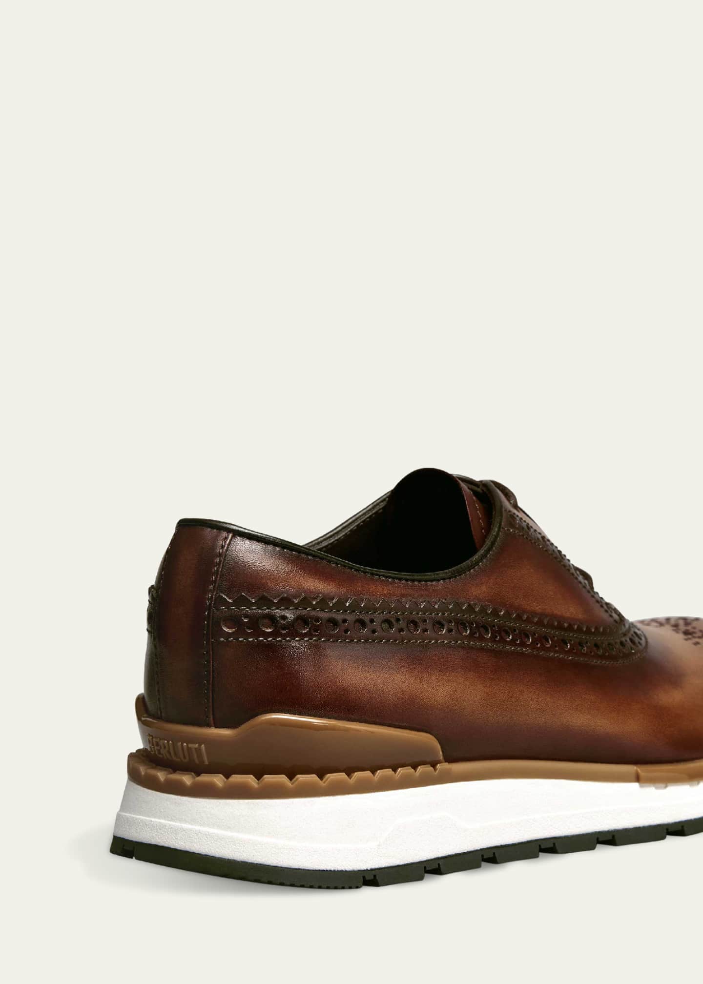 Berluti Men's Fast Track Oxford Sneakers Image 4 of 5