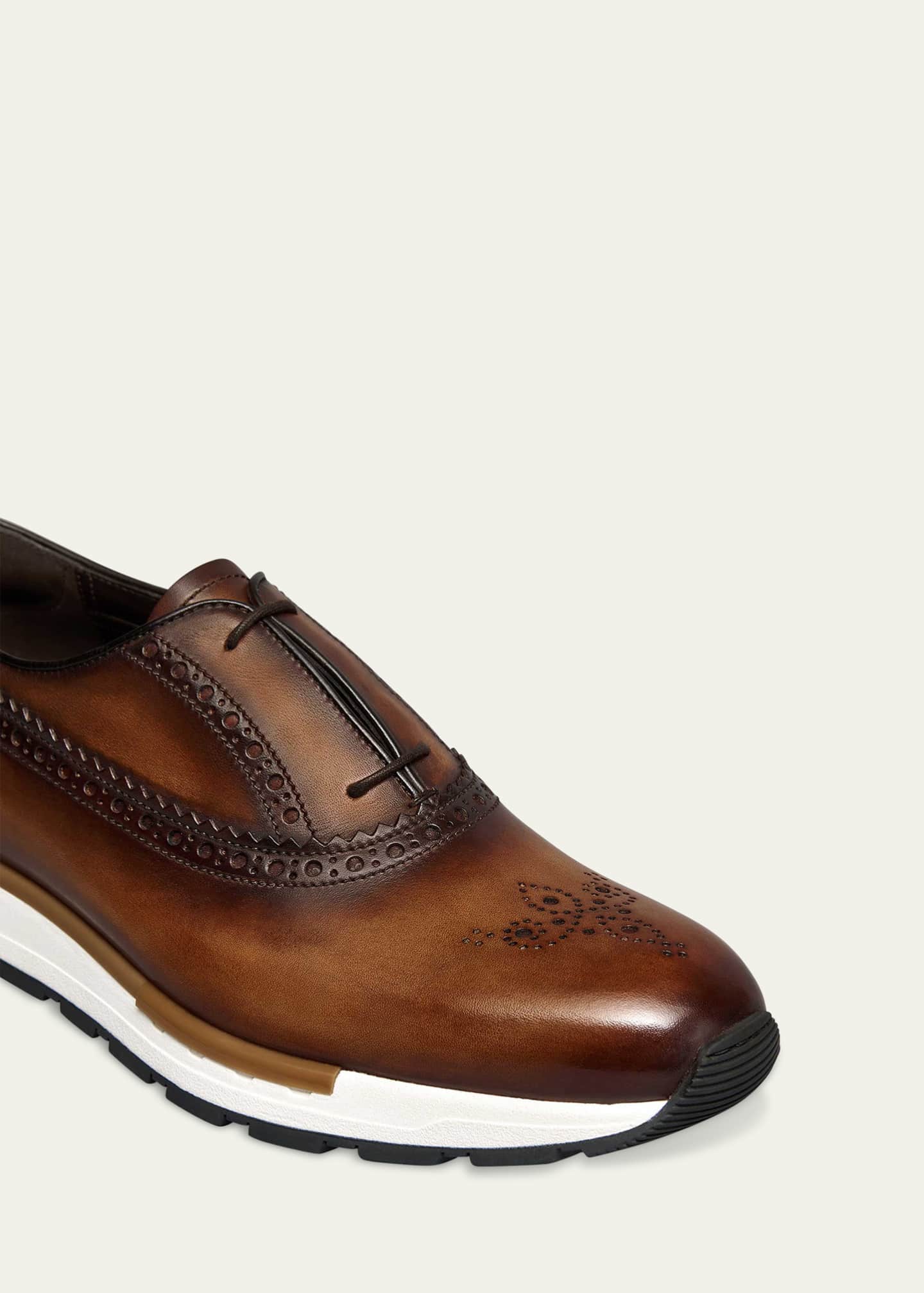 Berluti Men's Fast Track Oxford Sneakers Image 5 of 5
