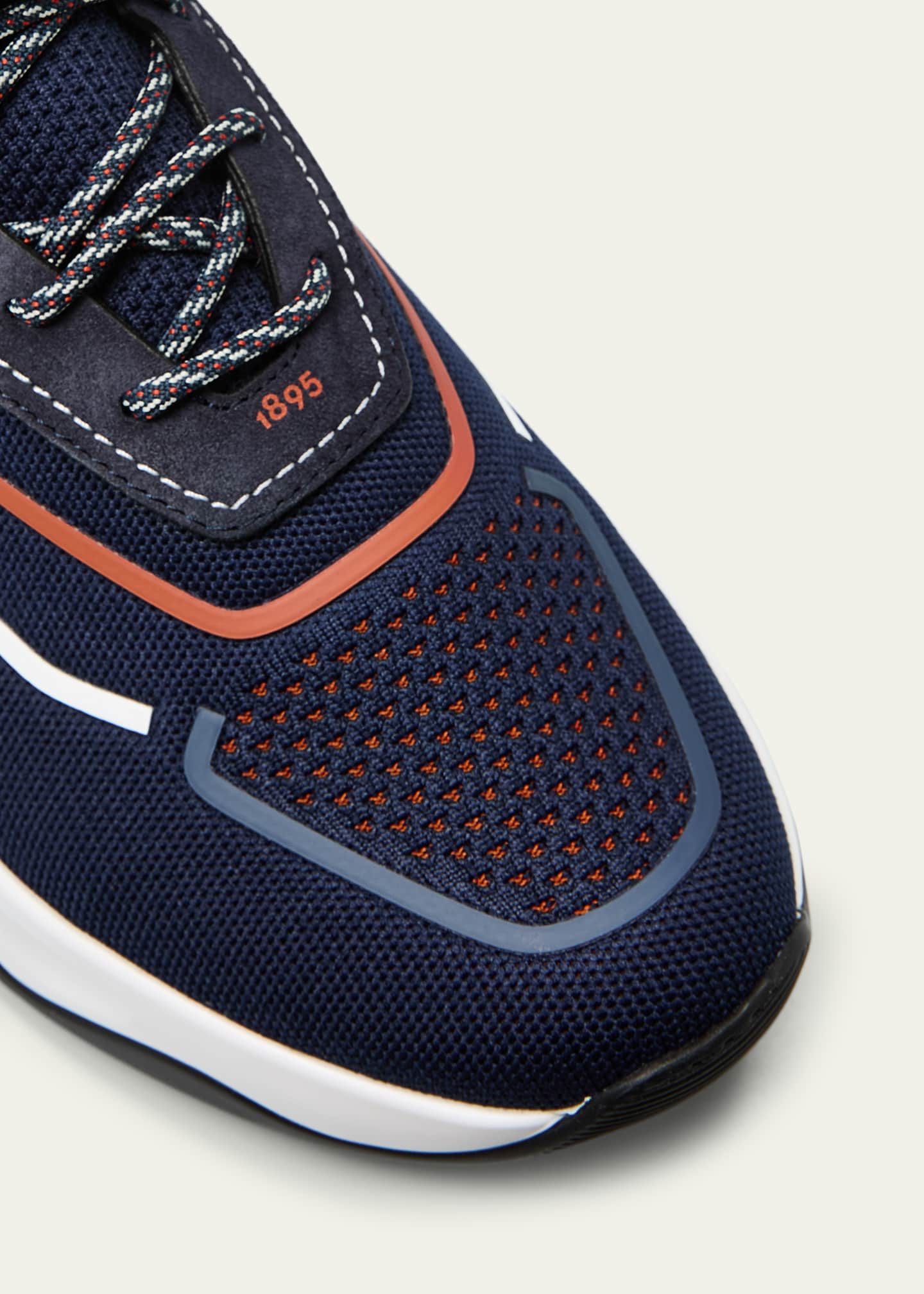 Berluti Men's Shadow Knit Runner Sneakers Image 4 of 4