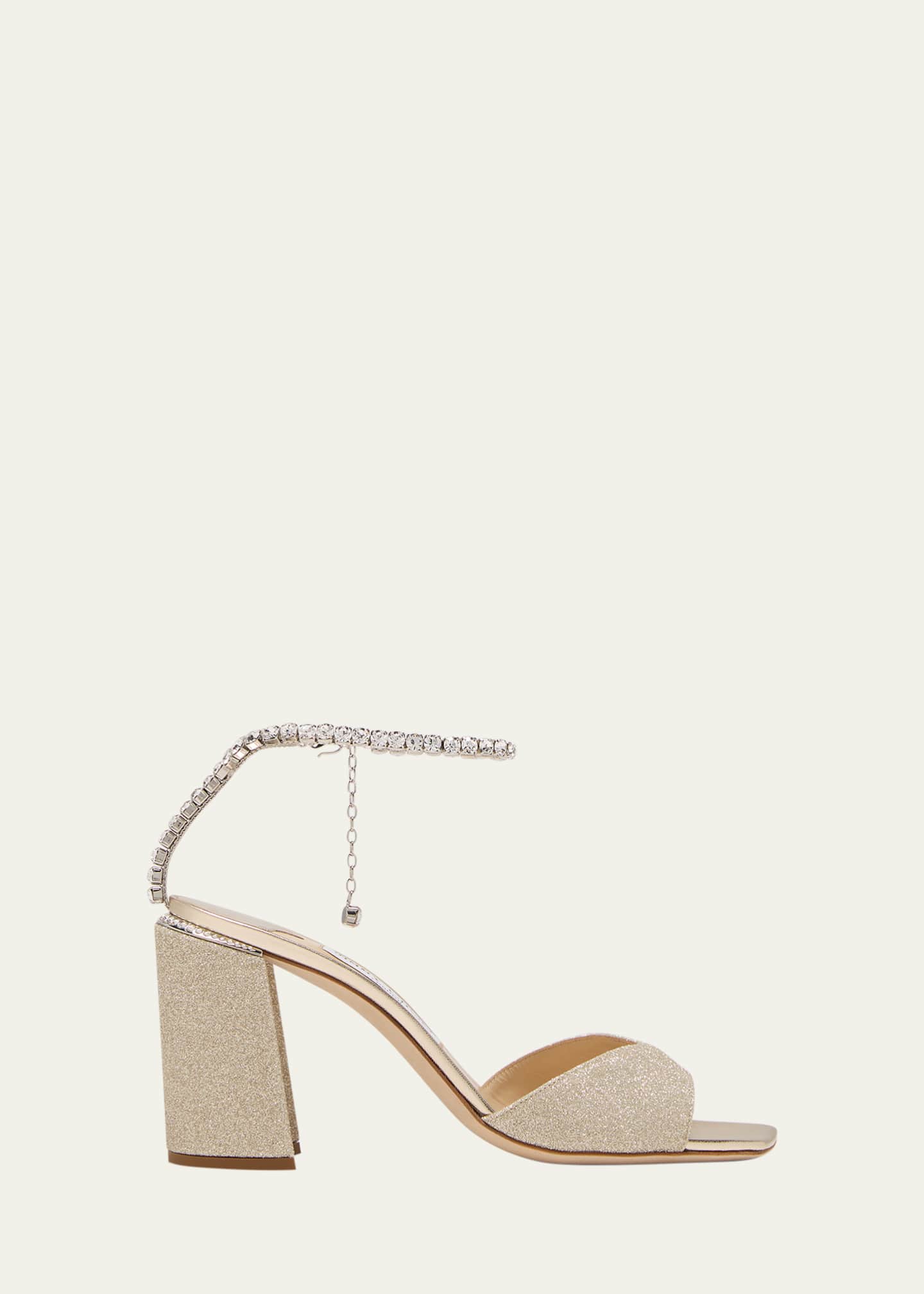 Glitter strap sandals shop