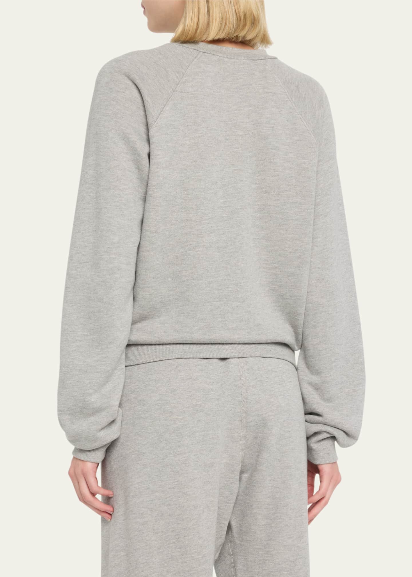 Eterne Shrunken Raglan-Sleeve Sweatshirt Image 3 of 5