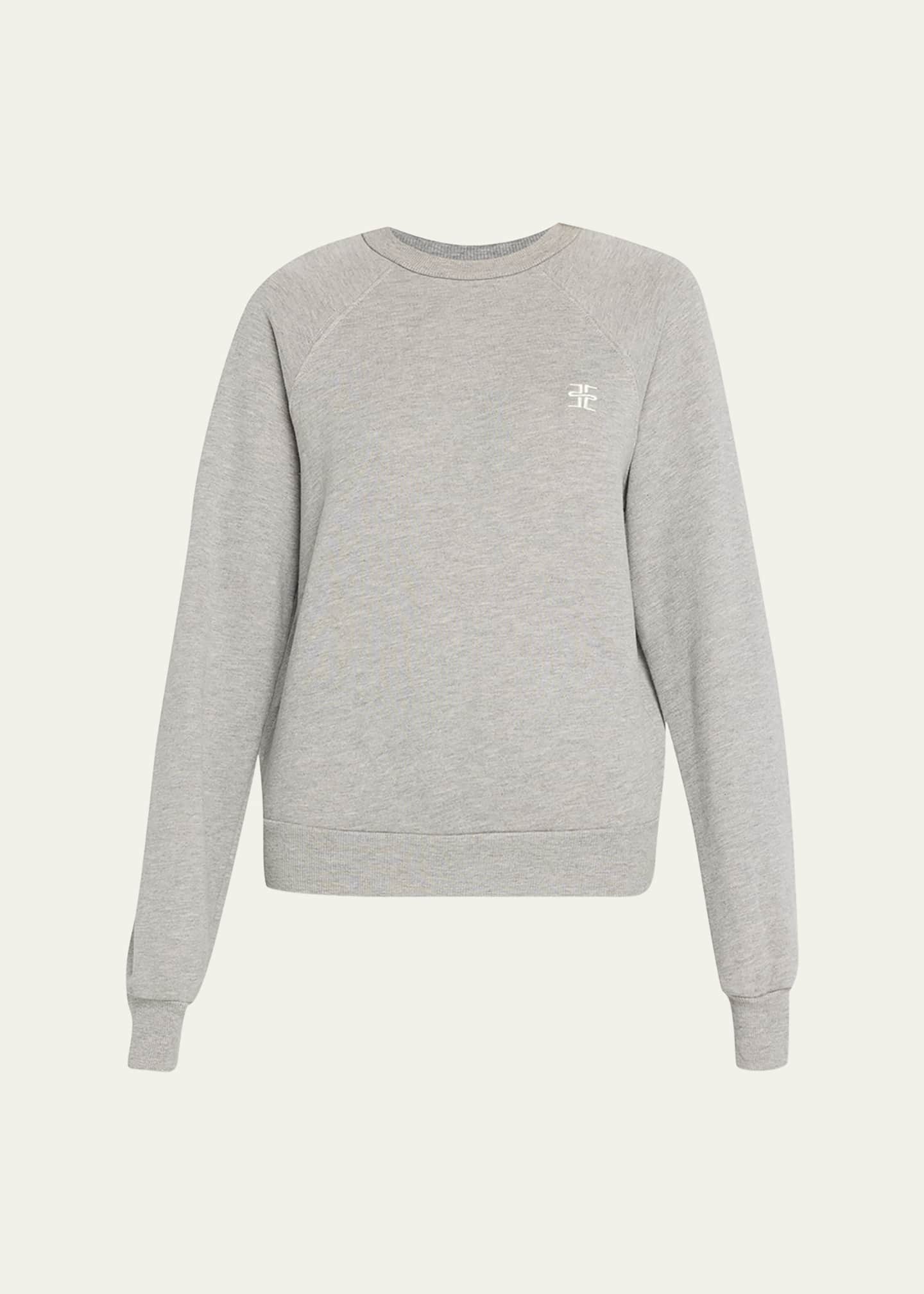 Eterne Shrunken Raglan-Sleeve Sweatshirt Image 1 of 5
