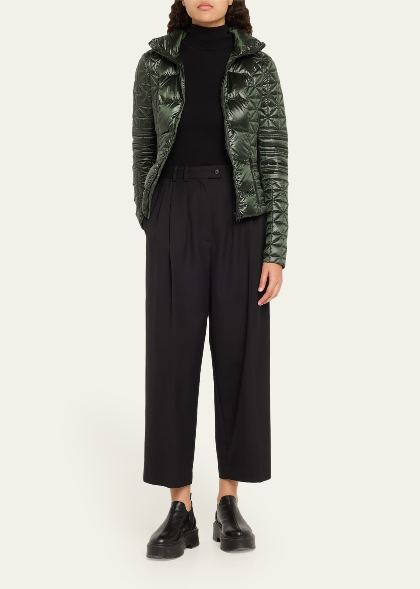 Blanc Noir Lightweight Packable Puffer Jacket Image 2 of 5