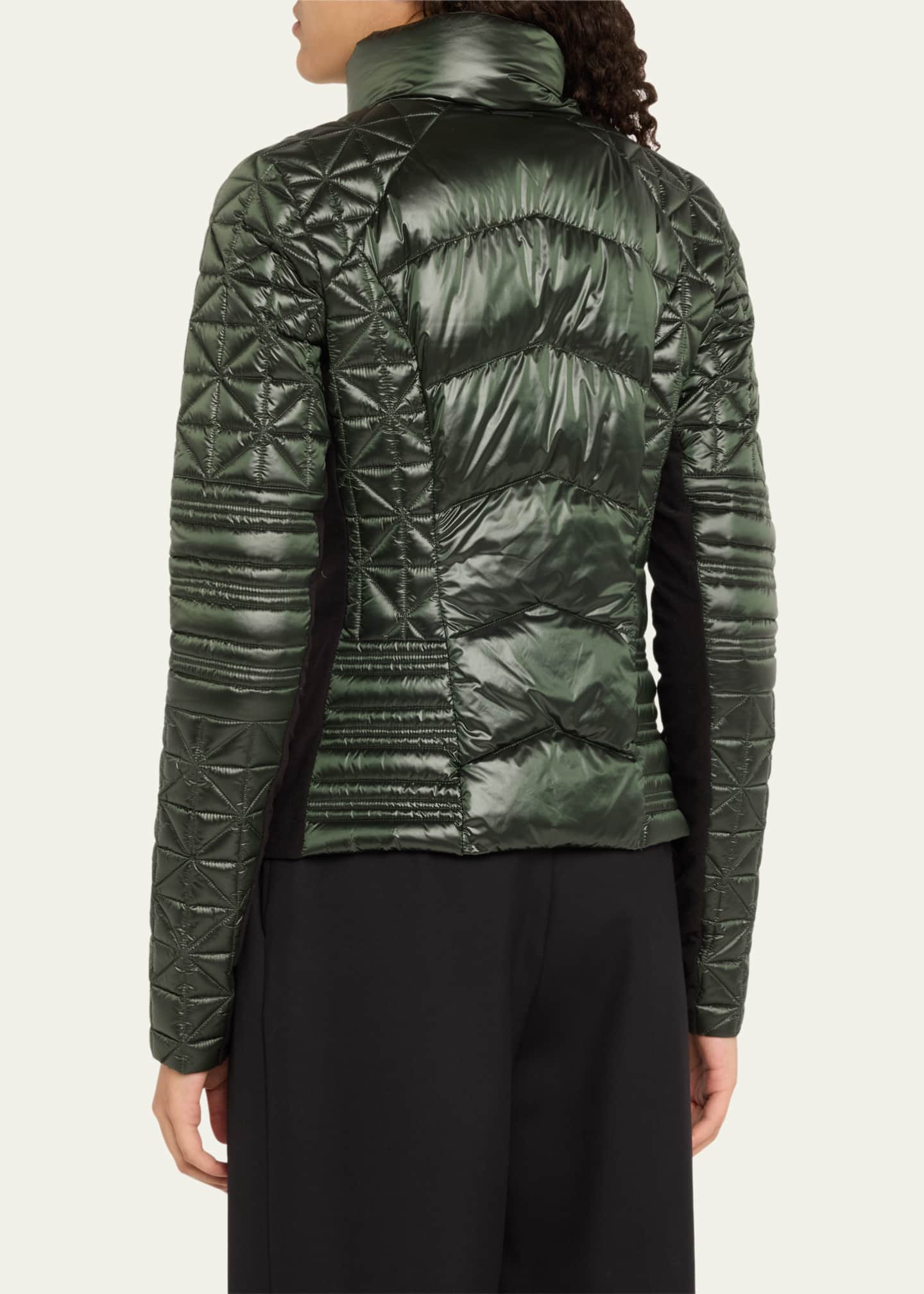 Blanc Noir Lightweight Packable Puffer Jacket Image 3 of 5