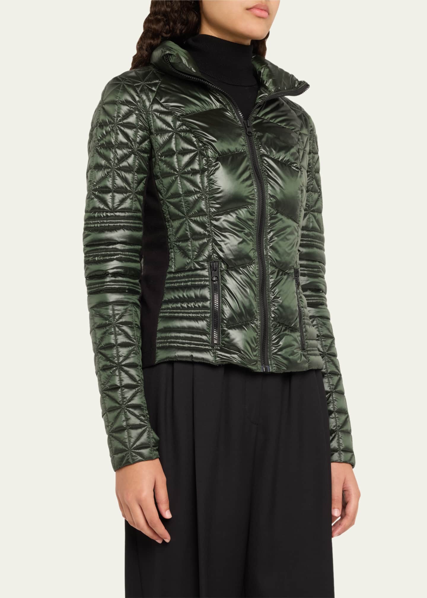 Blanc Noir Lightweight Packable Puffer Jacket Image 4 of 5