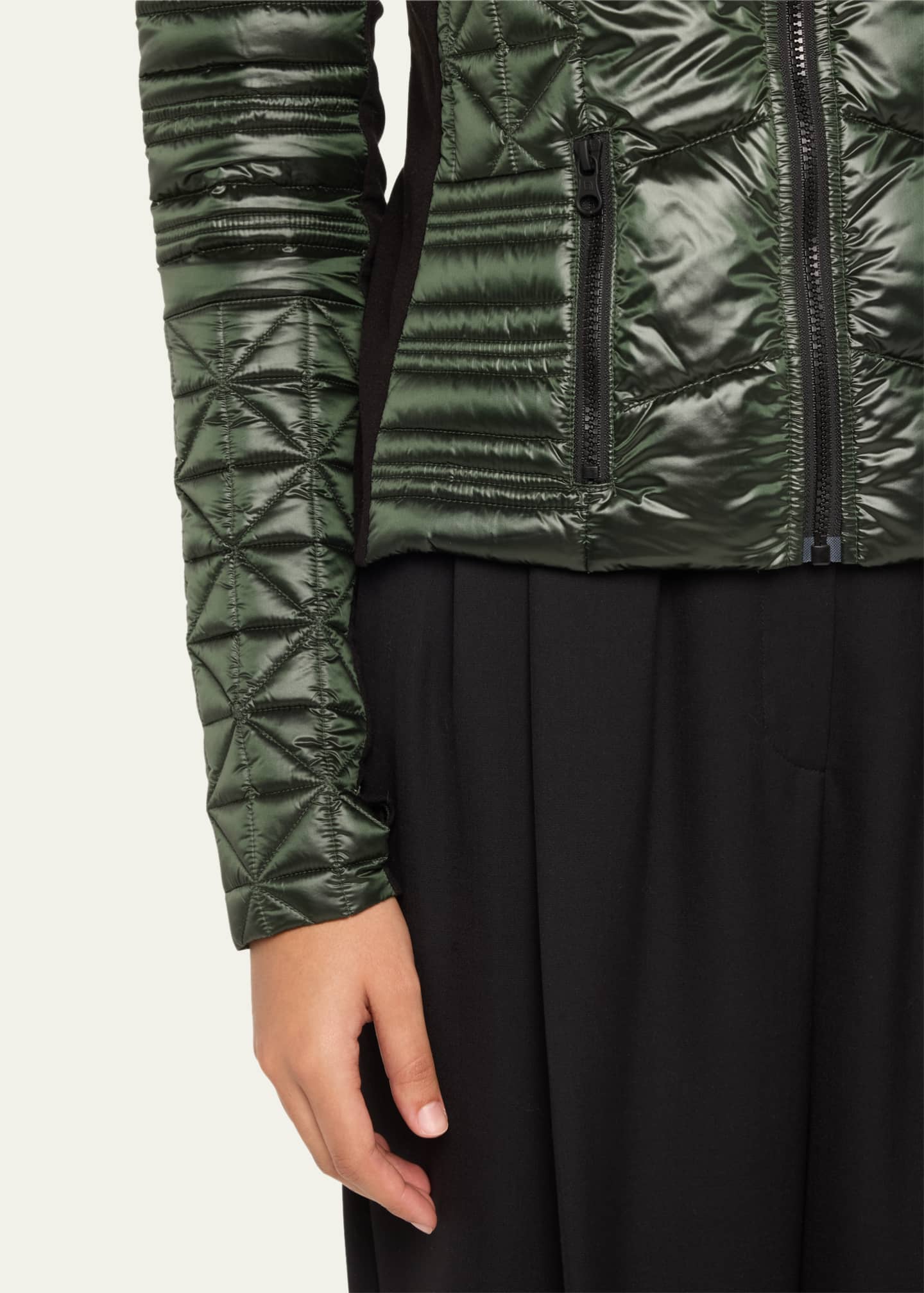 Blanc Noir Lightweight Packable Puffer Jacket Image 5 of 5
