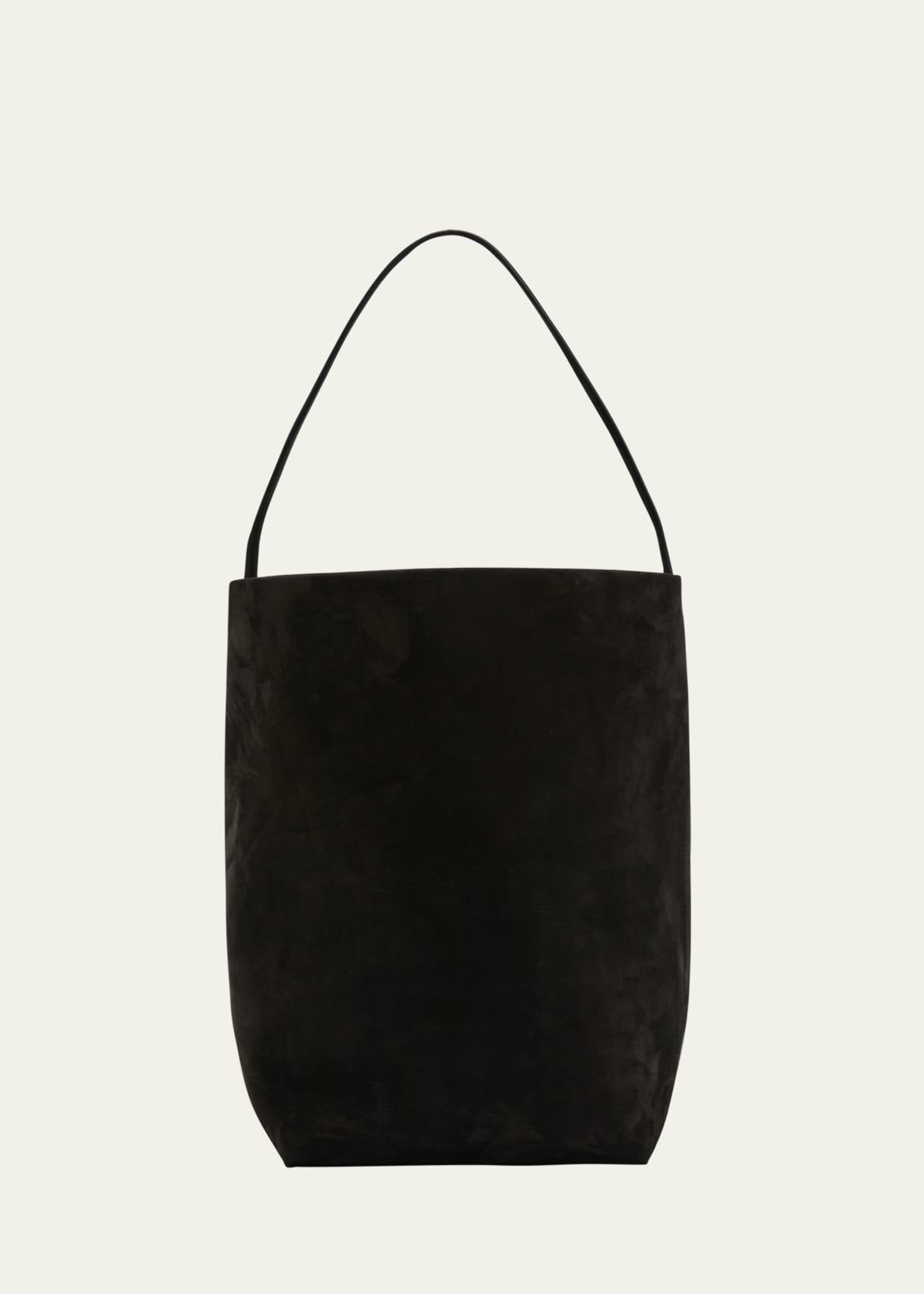 トートバッグ [The Row] Large N/S Park Tote Bag in Cotton Canvas Large N/S Park Tote Bag Green in Cotton Canvas – The Row