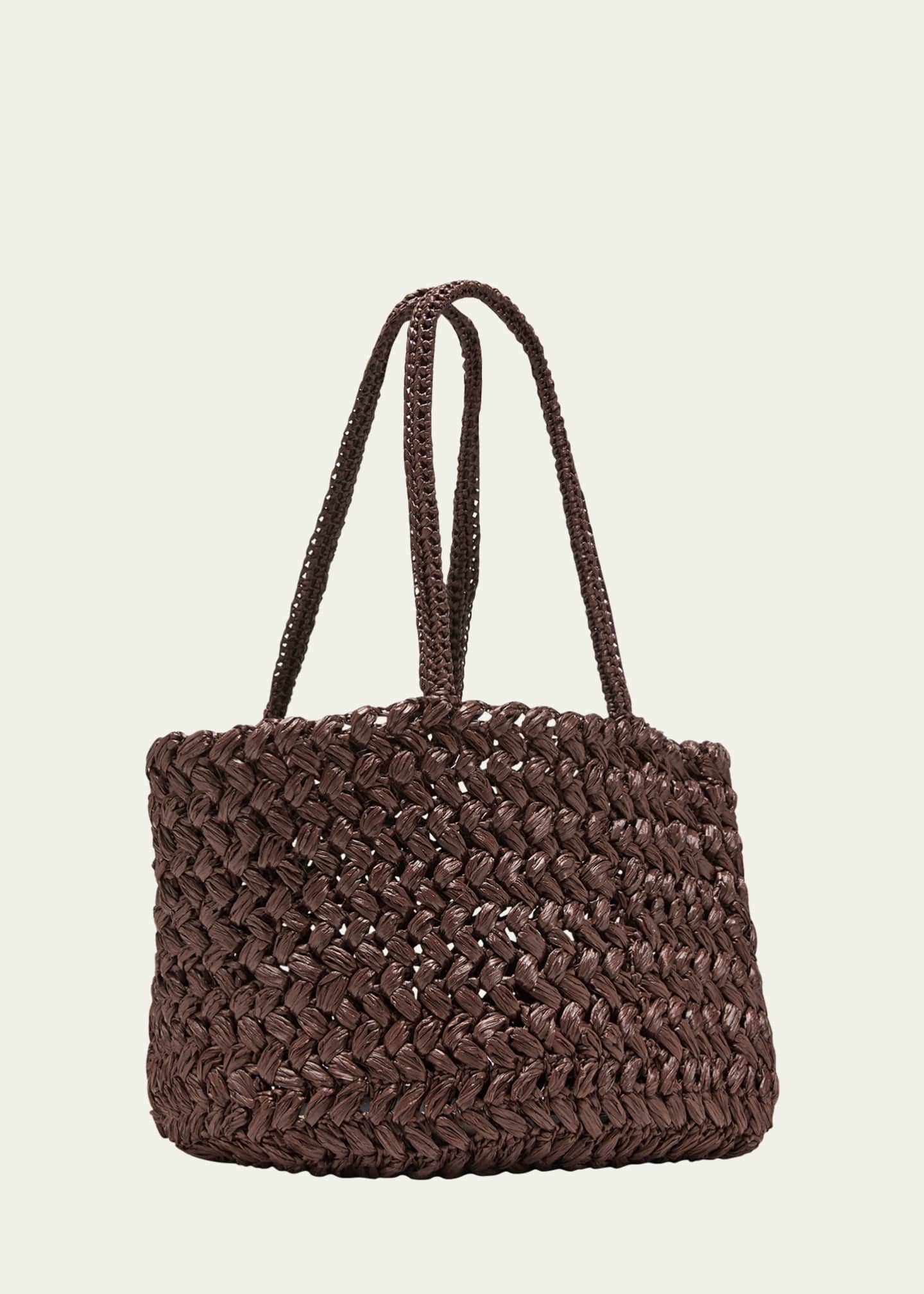 The Row ザロウEstelle raffia tote 茶 Estelle Bag Tan in Raffia – The Row