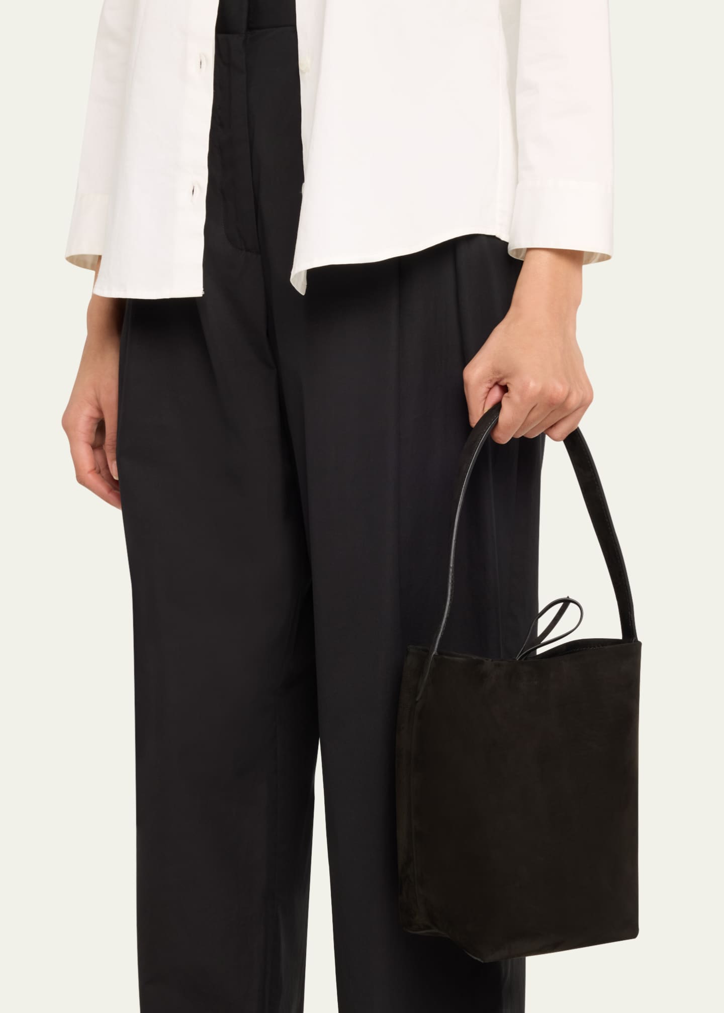 トートバッグ [The Row] Small To Go Tote Bag in Nubuck Small To Go Tote Bag Tan in Nubuck – The Row