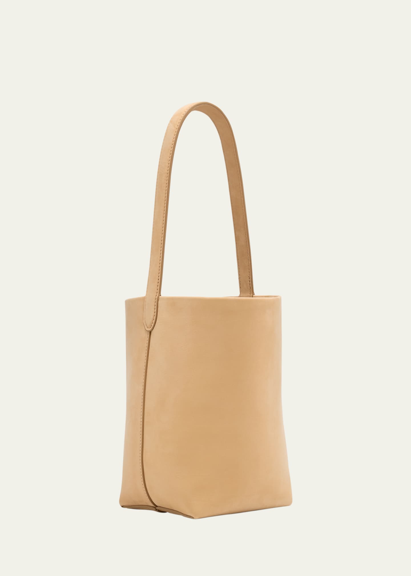 THE ROW Small N/S Park Tote Bag ヌバック Small N/S Park Tote Bag Brown in Leather – The Row
