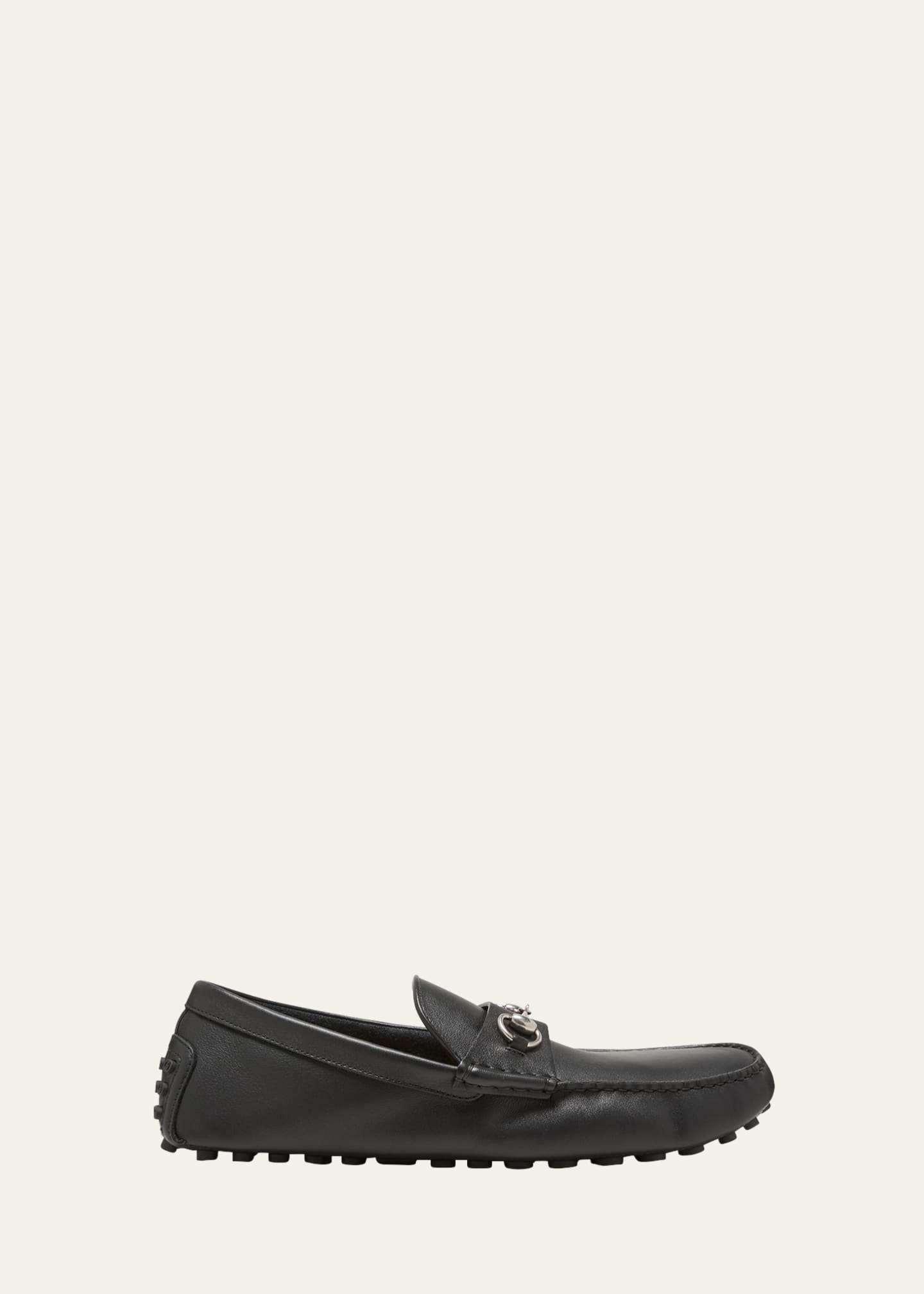 Gucci Men s Byorn Horsebit Leather Drivers Bergdorf Goodman