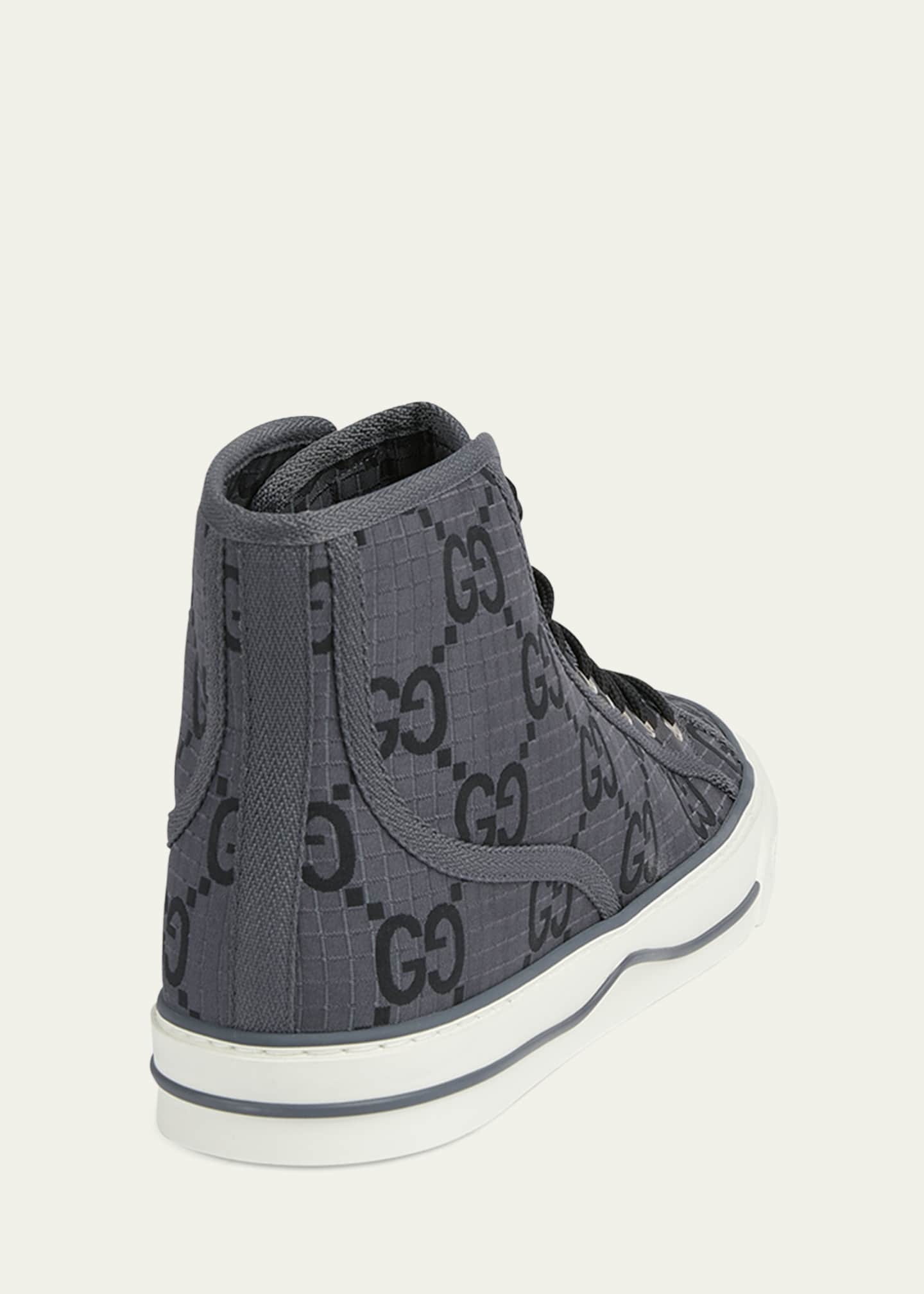 Gucci Men s Tennis 1977 High Top Sneakers Anthracite Size 9.5