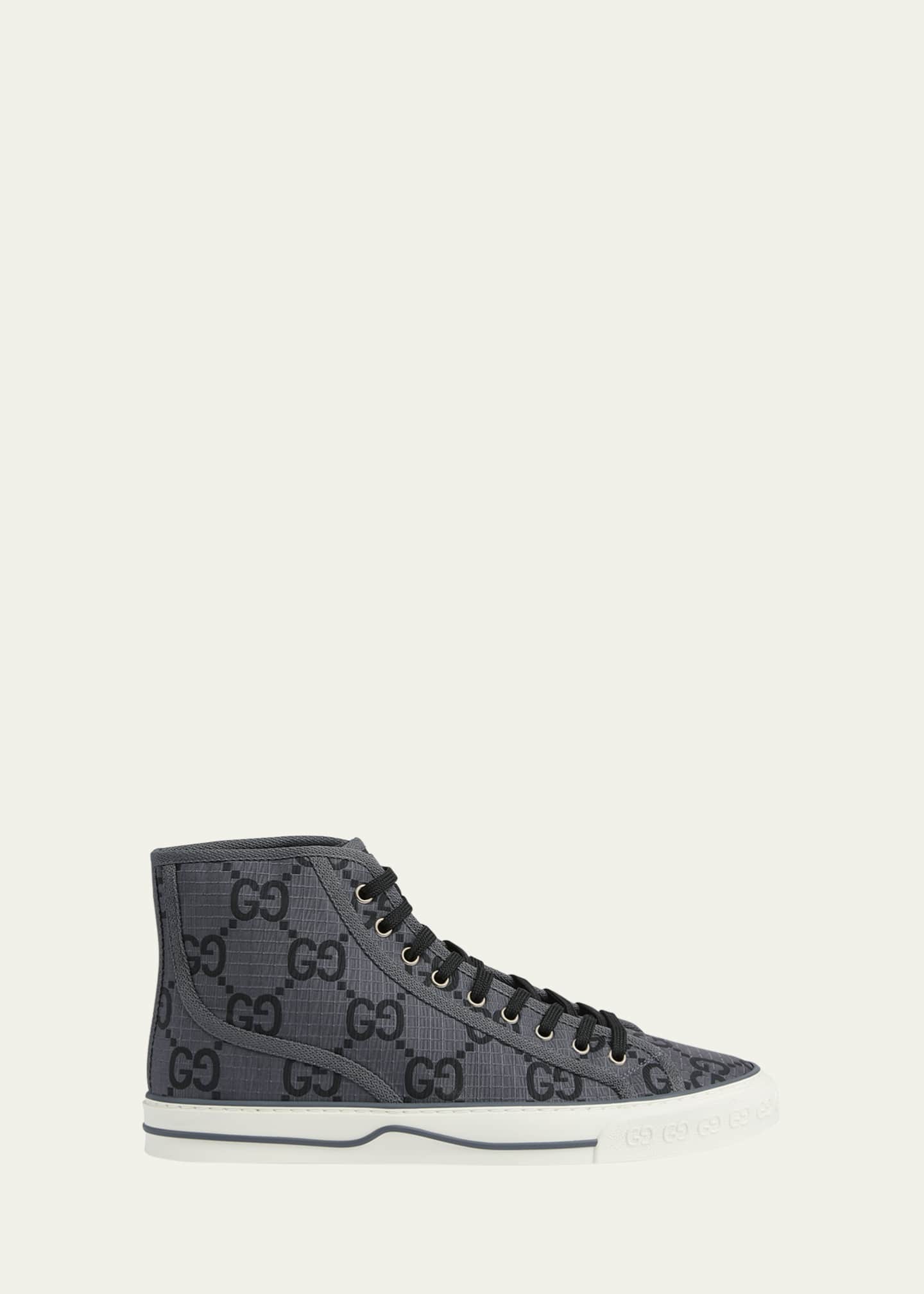 Gucci high top sneakers black clearance