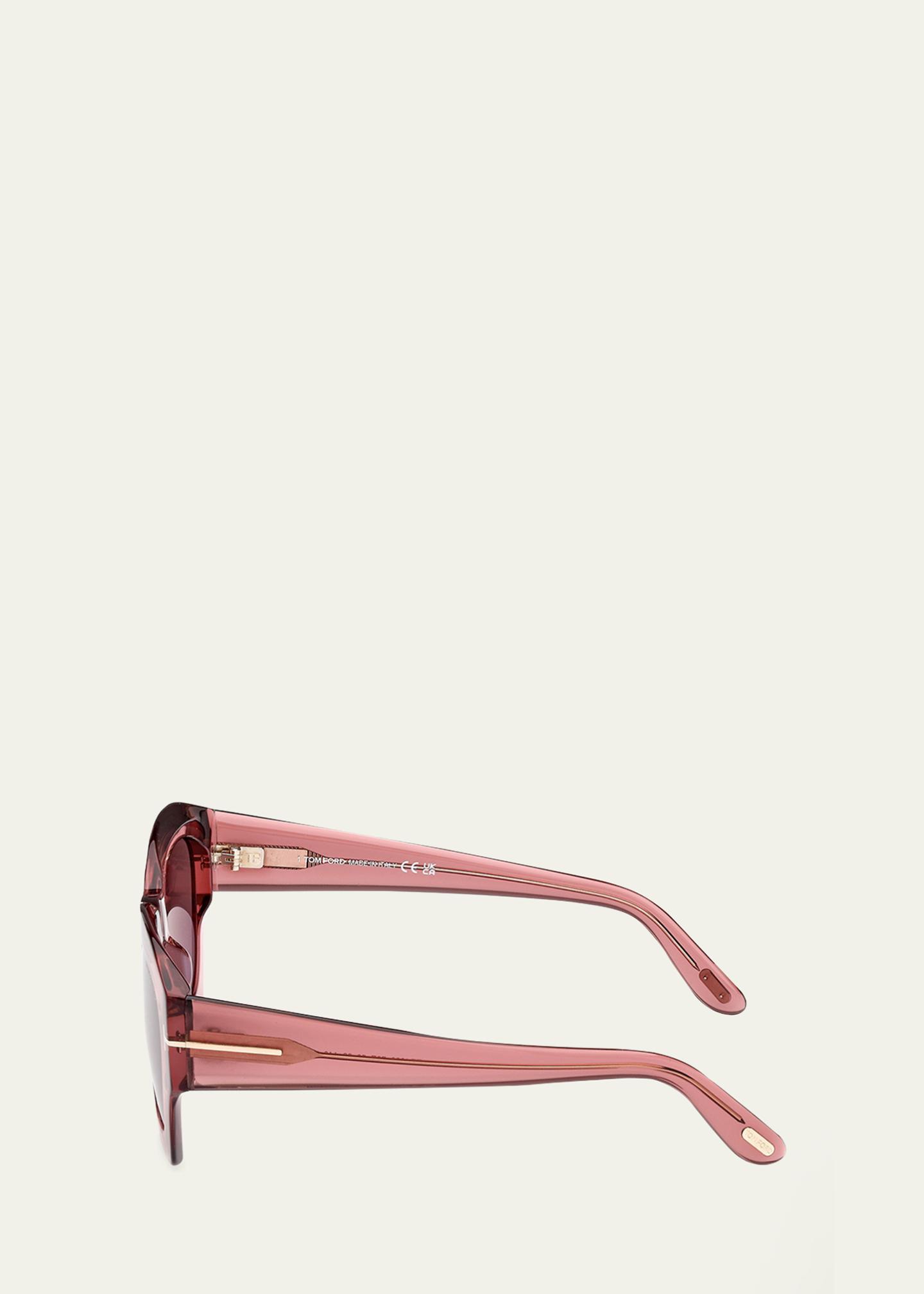 TOM FORD Guilliana Acetate Geometric Sunglasses - Bergdorf Goodman