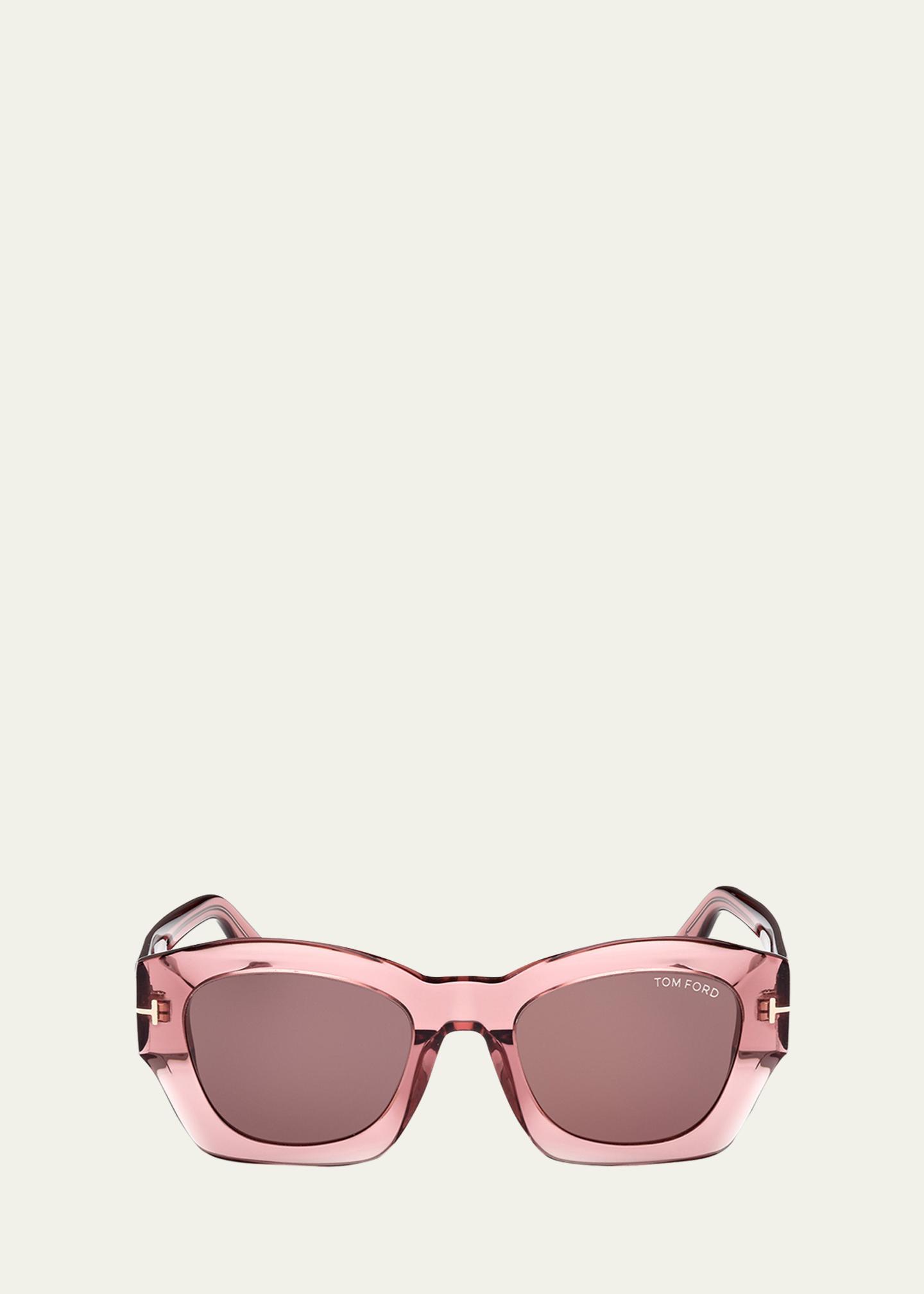 TOM FORD Guilliana Acetate Geometric Sunglasses - Bergdorf Goodman