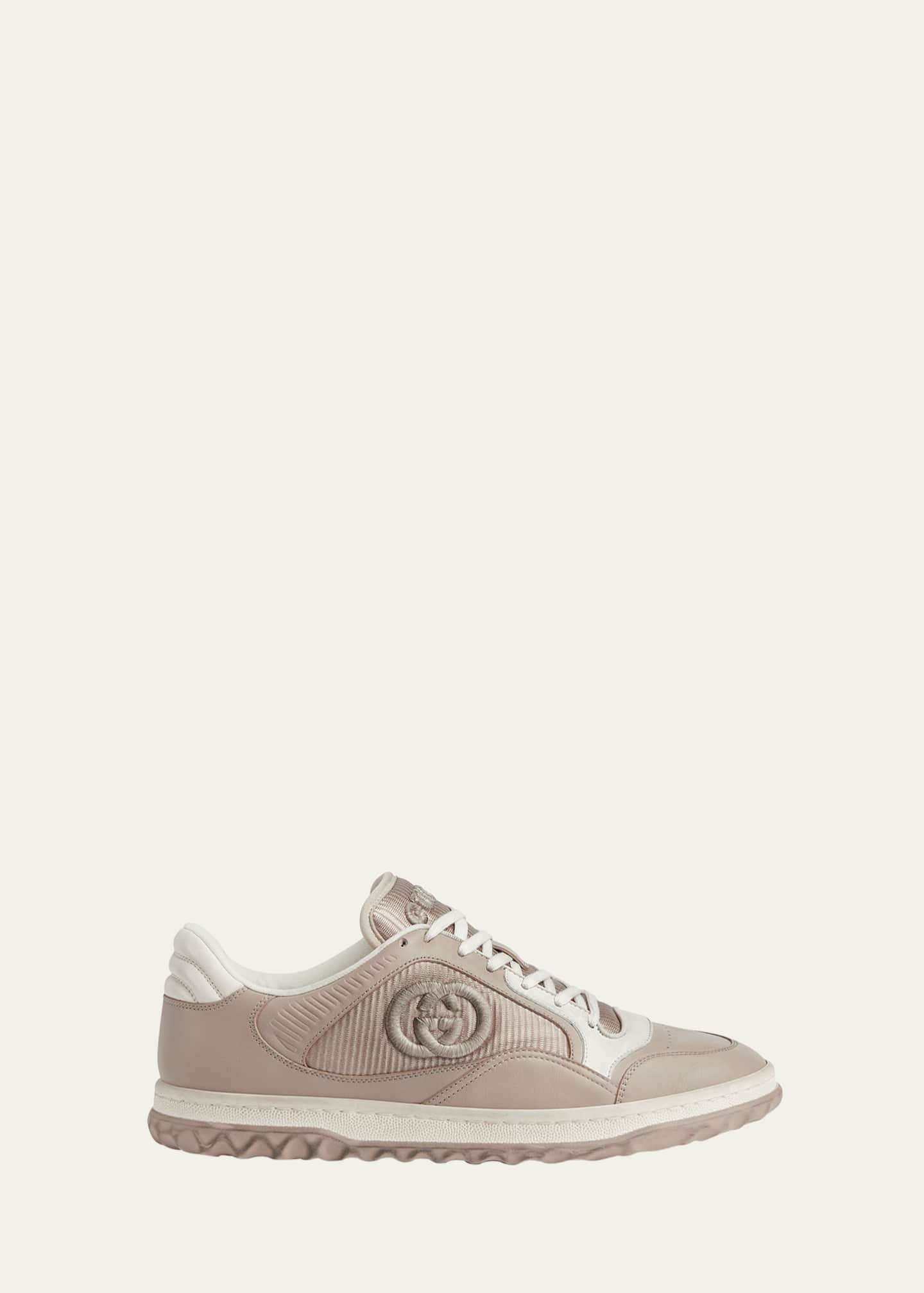 Gucci Men s MAC 80 Embroidered Leather Low Top Sneakers Bergdorf