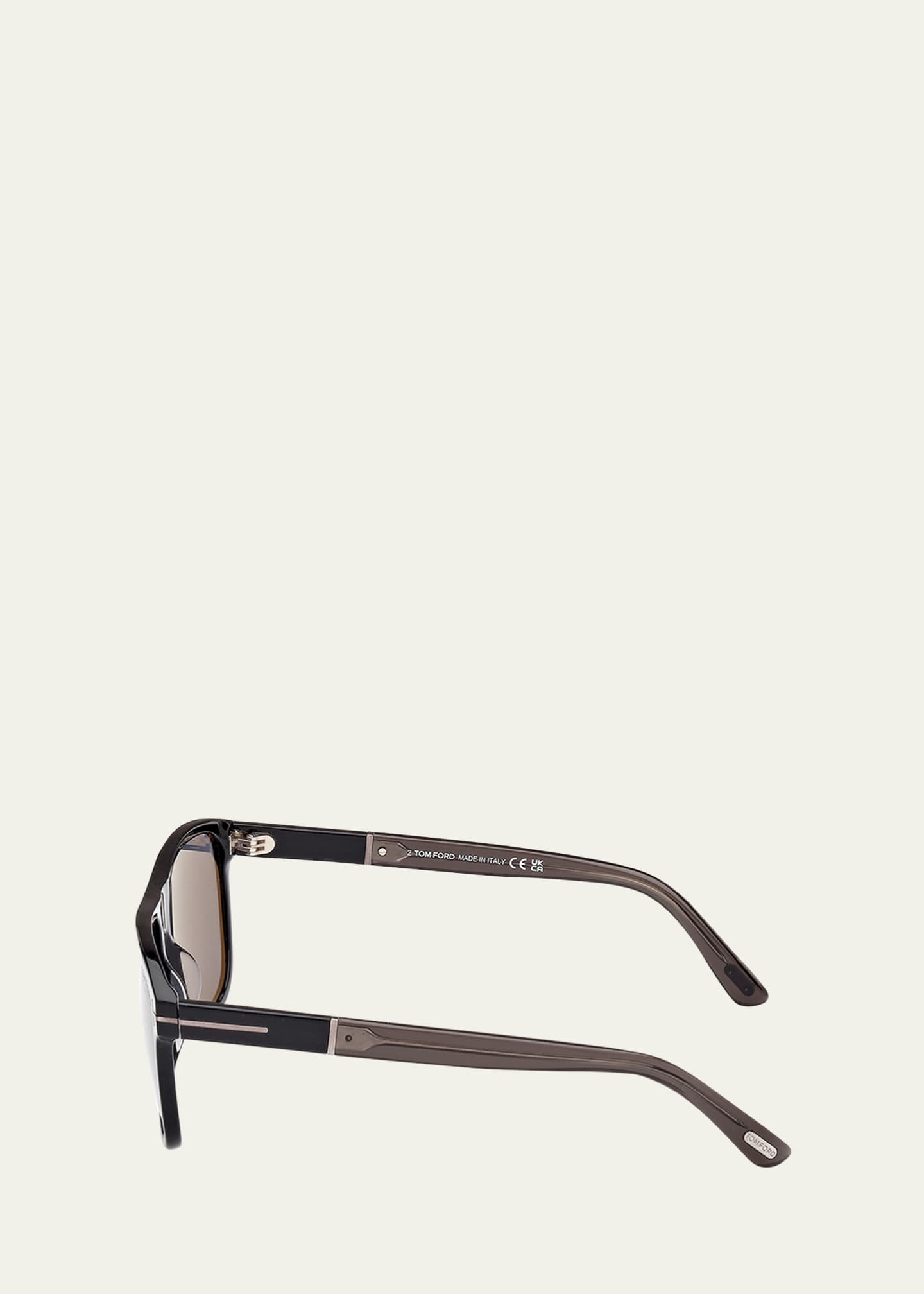 TOM FORD Men's Frances Acetate Square Polarized Sunglasses Image 3 of 5
