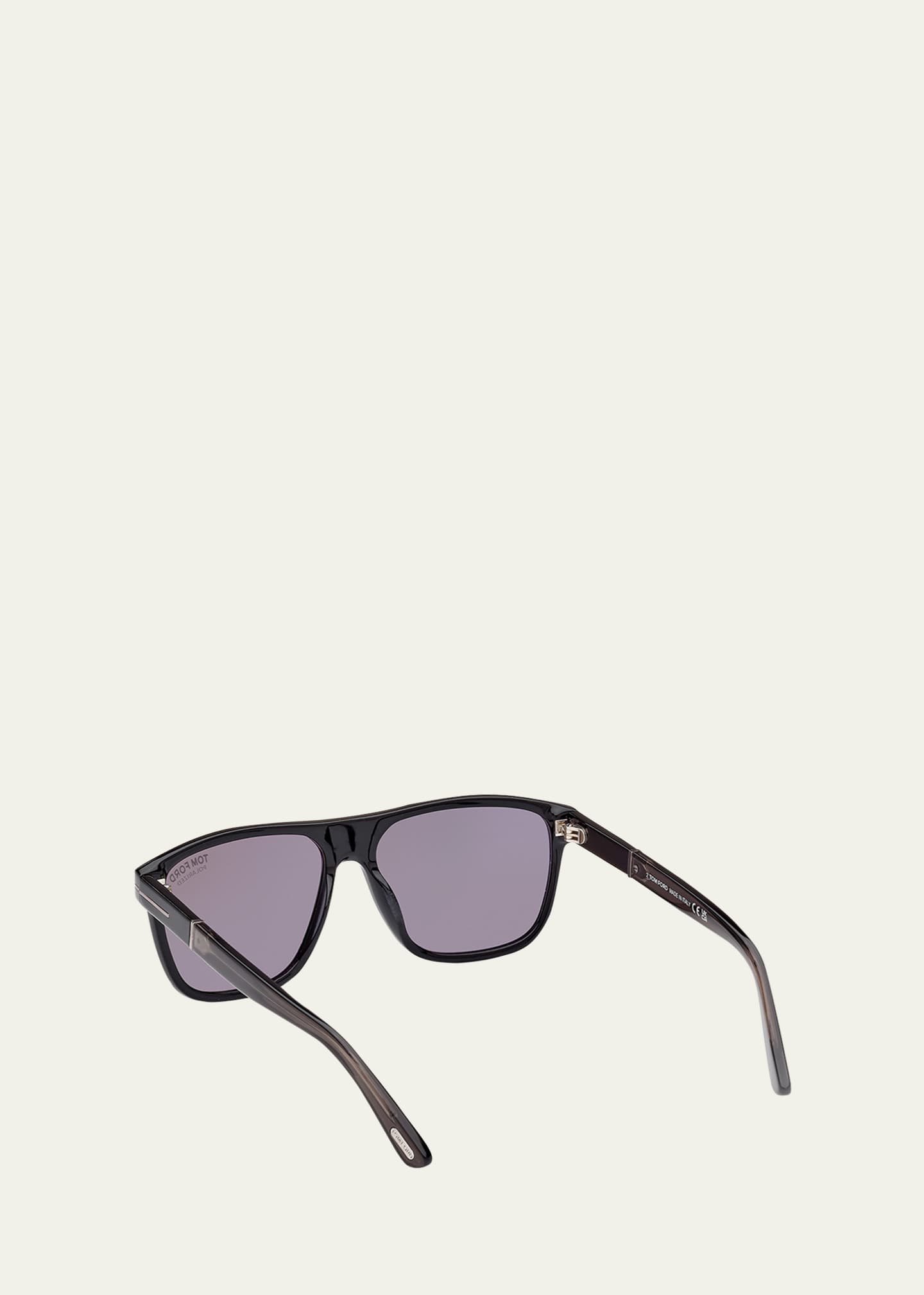TOM FORD Men's Frances Acetate Square Polarized Sunglasses Image 4 of 5