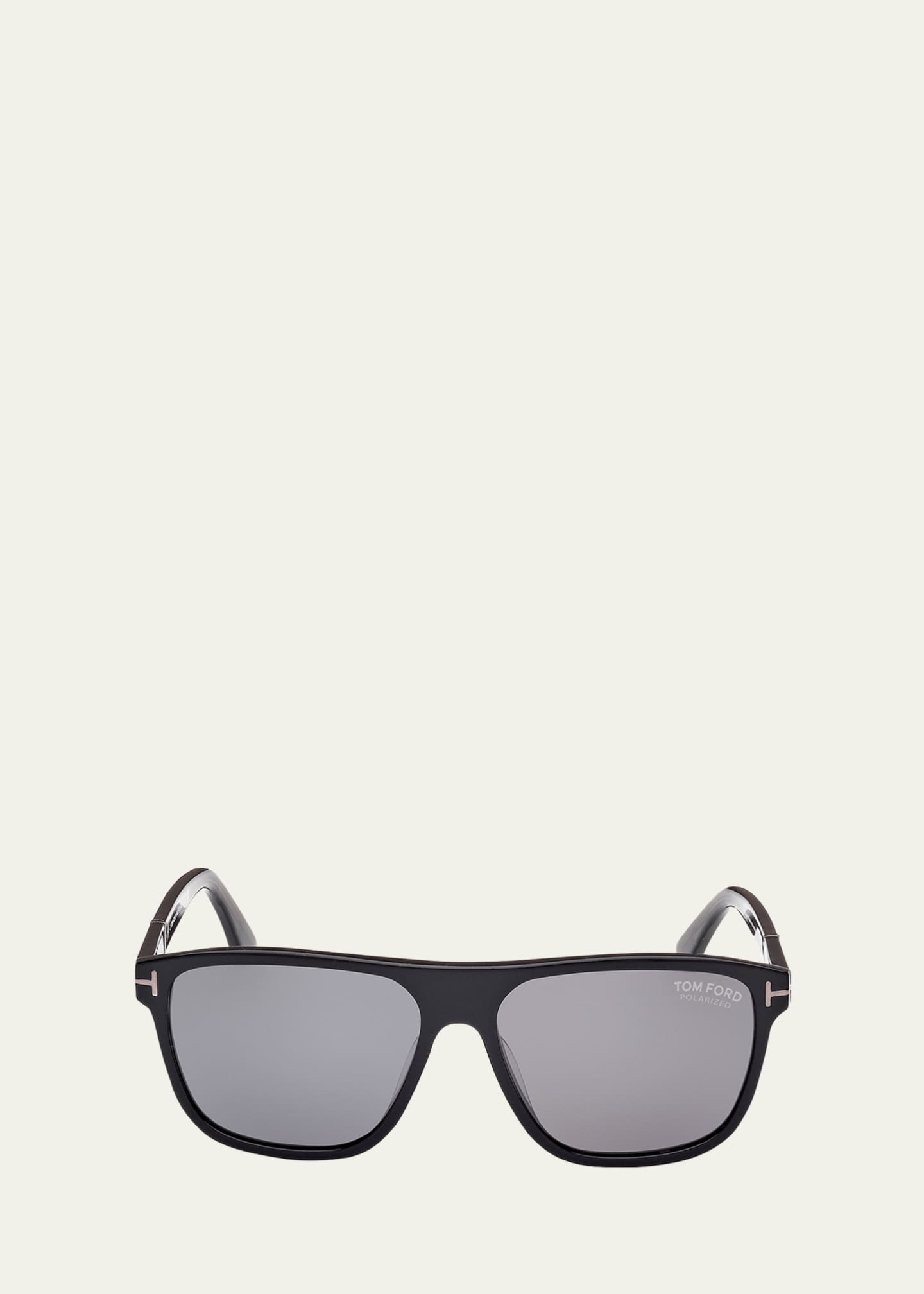 TOM FORD Men's Frances Acetate Square Polarized Sunglasses Image 1 of 5