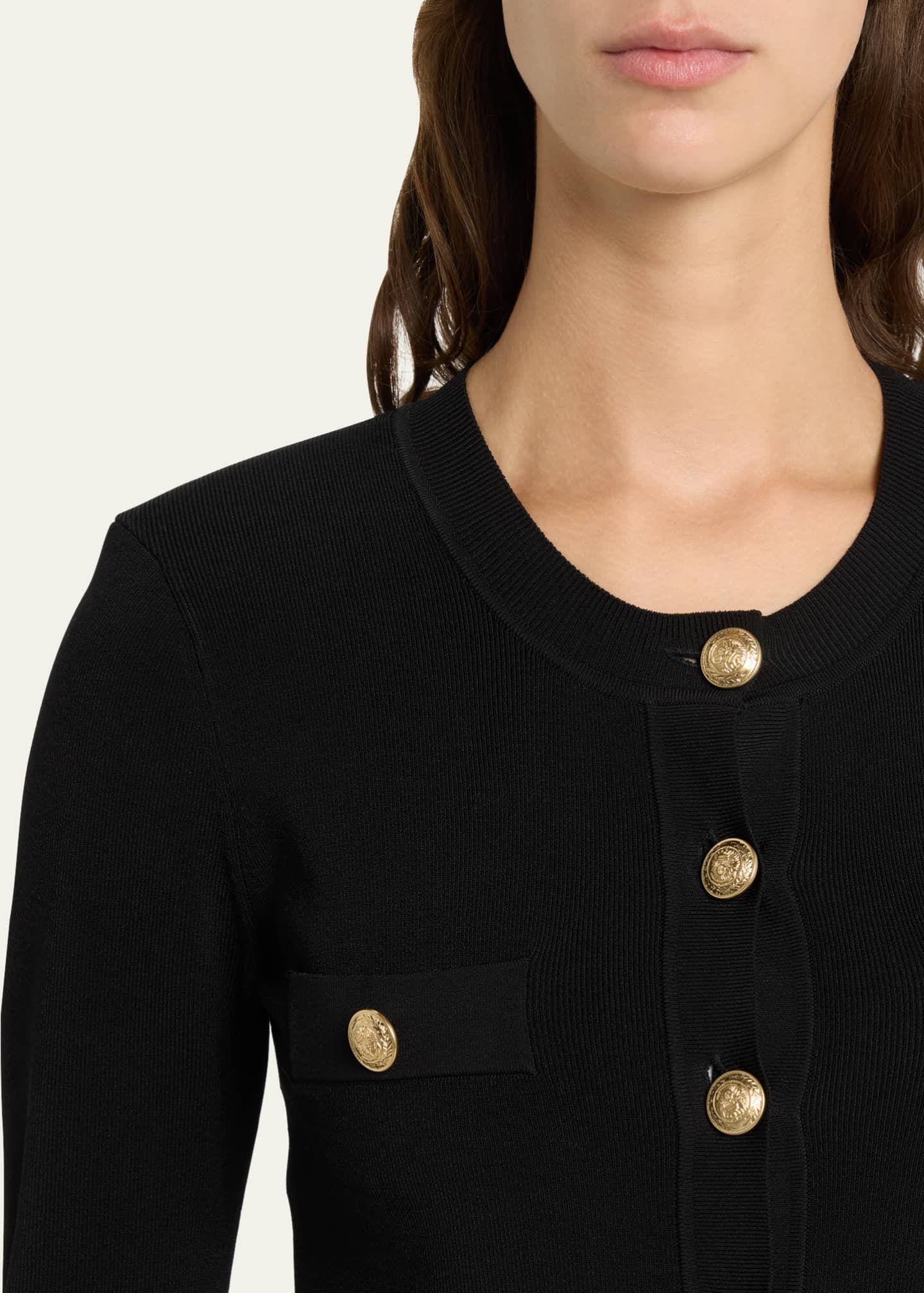 L'Agence Toulouse Button-Down Cardigan Image 5 of 5