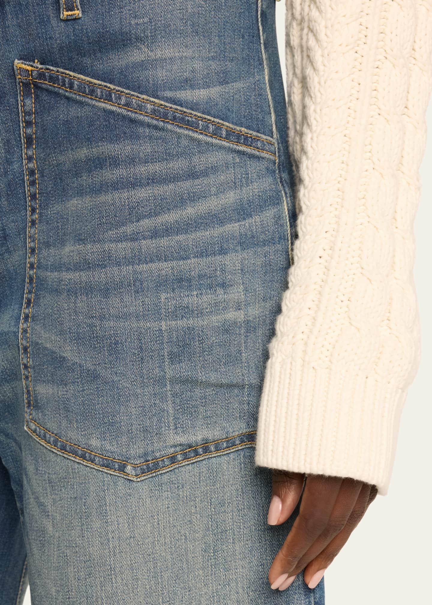 Nili Lotan Shon Cropped Jeans Image 5 of 5