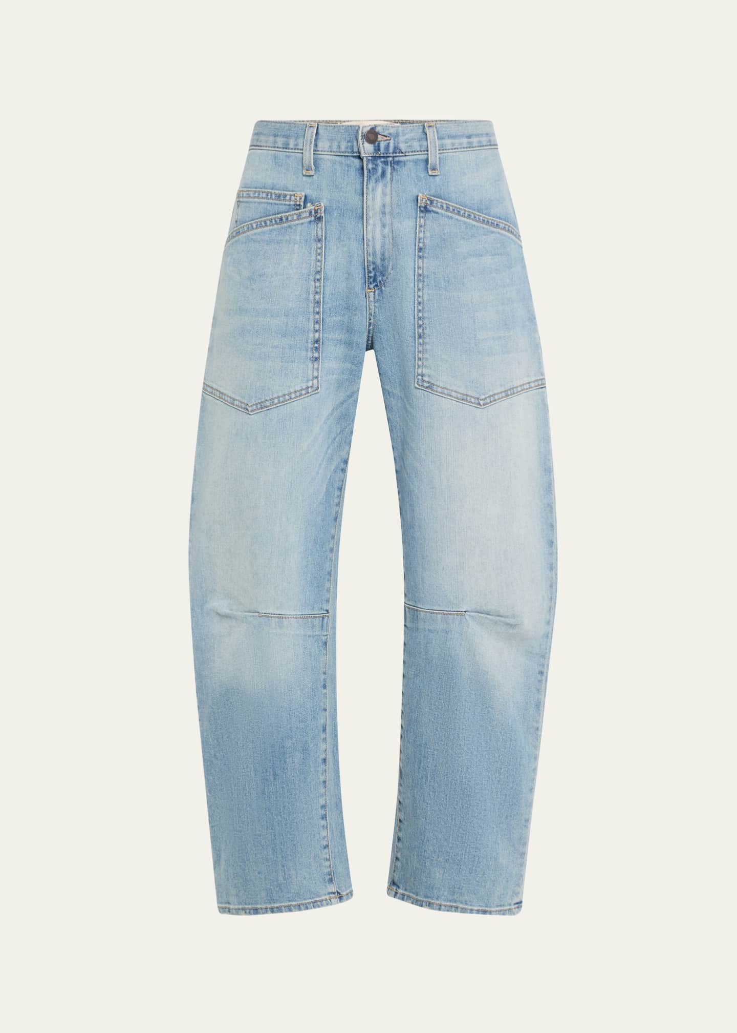 Nili Lotan Shon Cropped Jeans Image 1 of 5