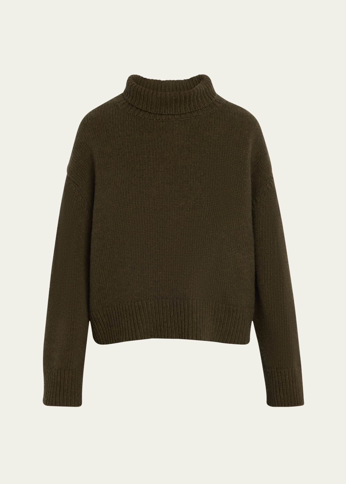 Nili Lotan Omaira Funnel-Neck Wool Sweater Image 1 of 5