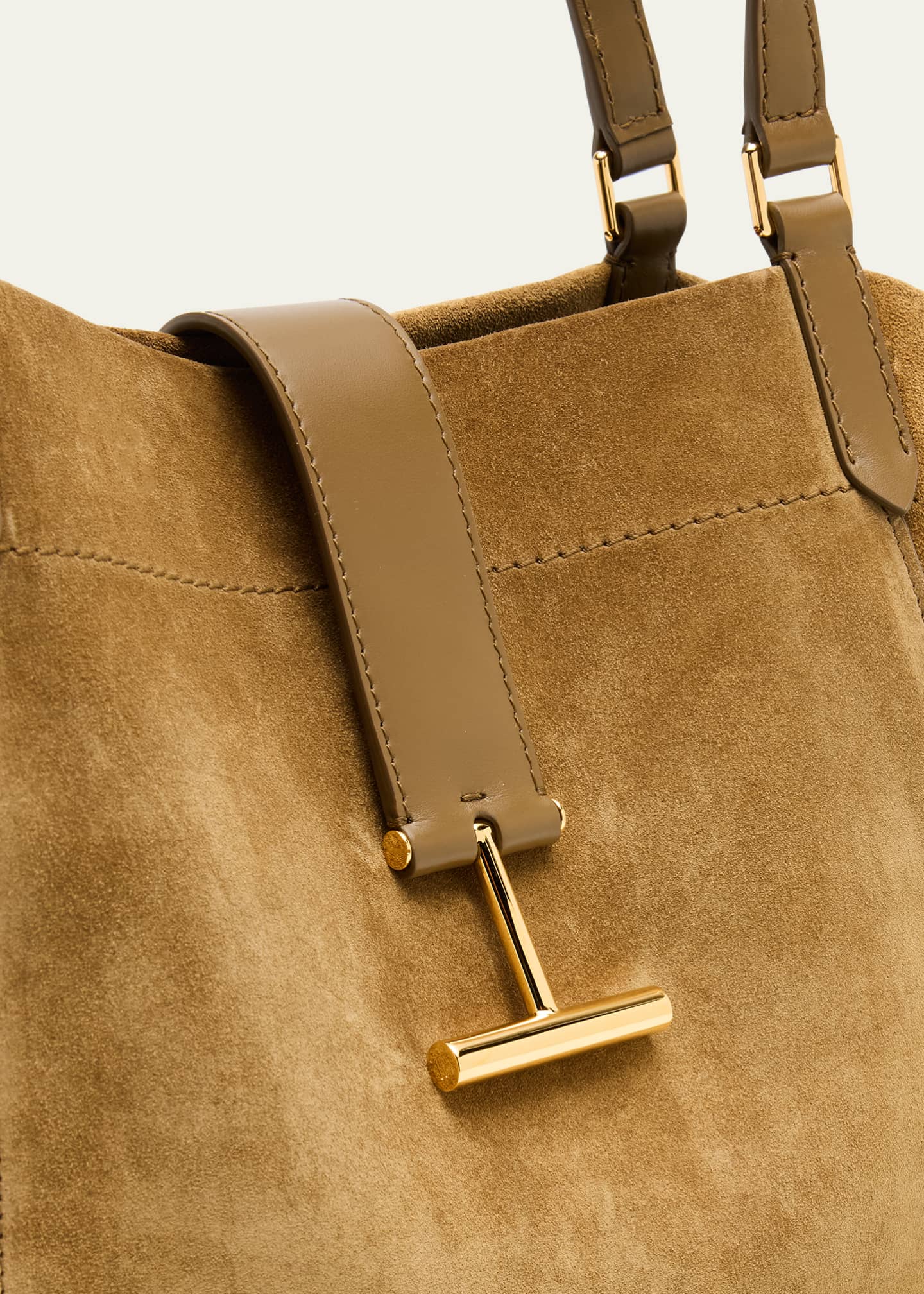 TOM FORD Tara Medium Tote in Suede Image 6 of 6