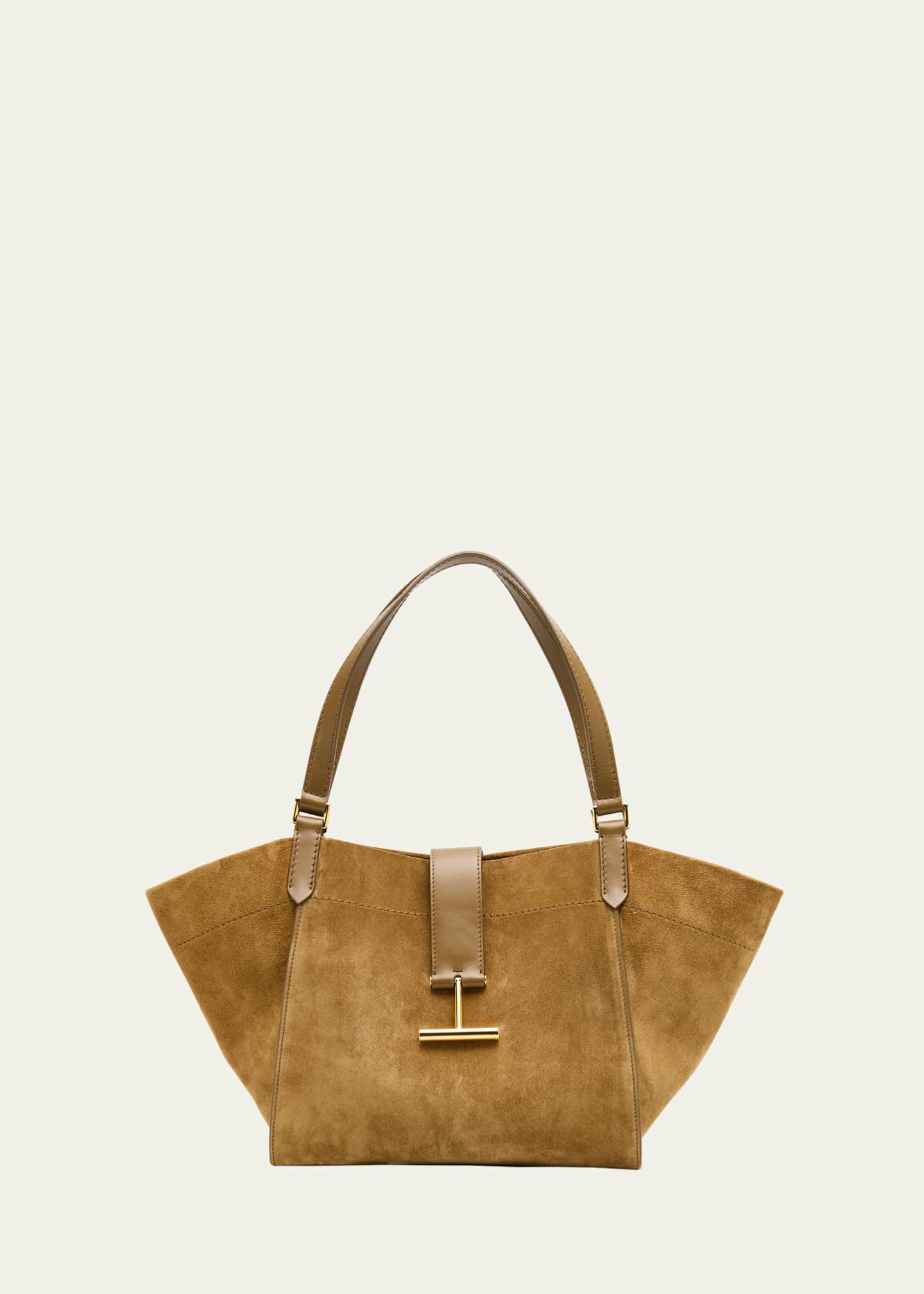 TOM FORD Tara Medium Tote in Suede Image 1 of 6