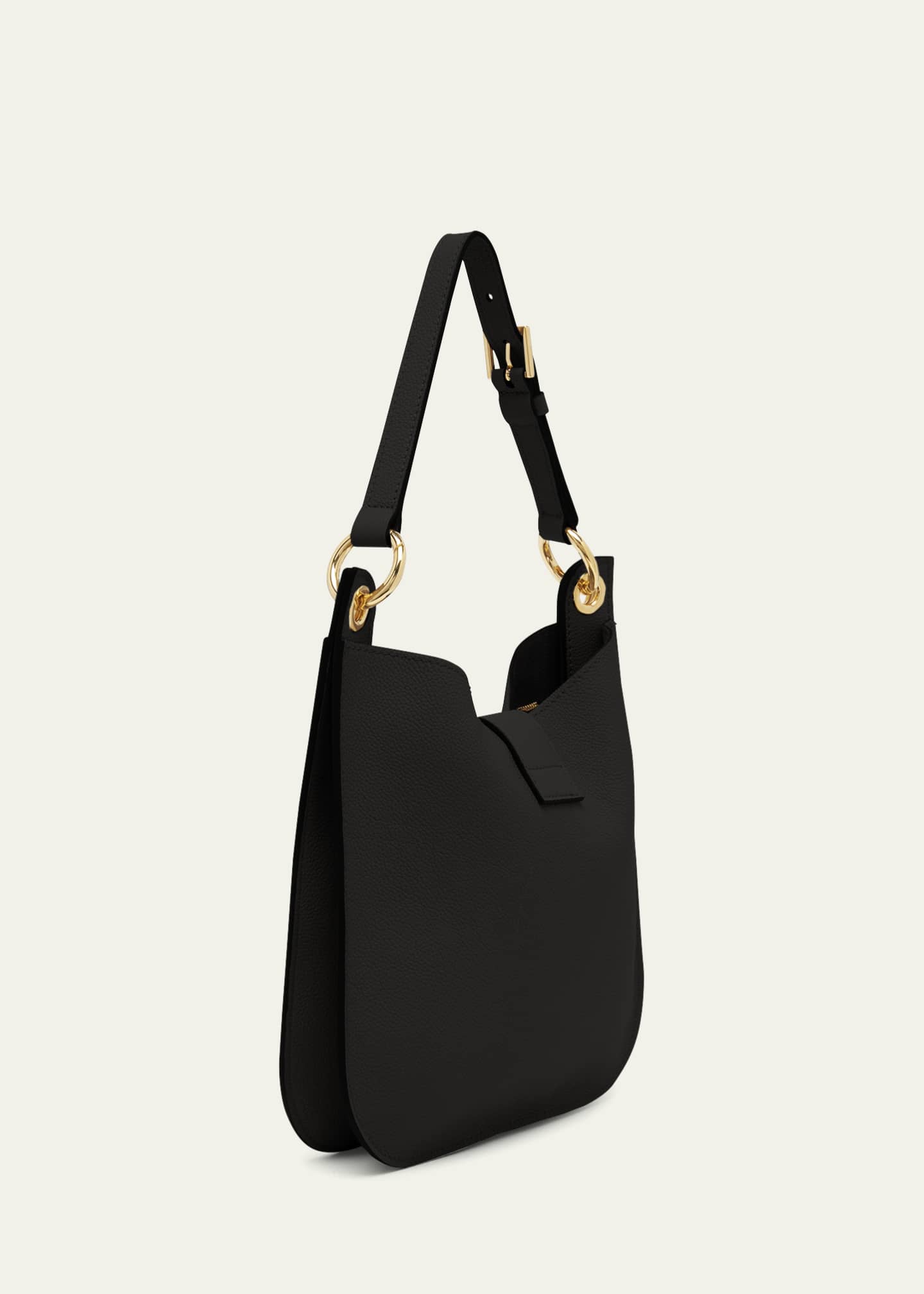 TOM FORD Tara Small Hobo Crossbody in Grained Leather - Bergdorf Goodman