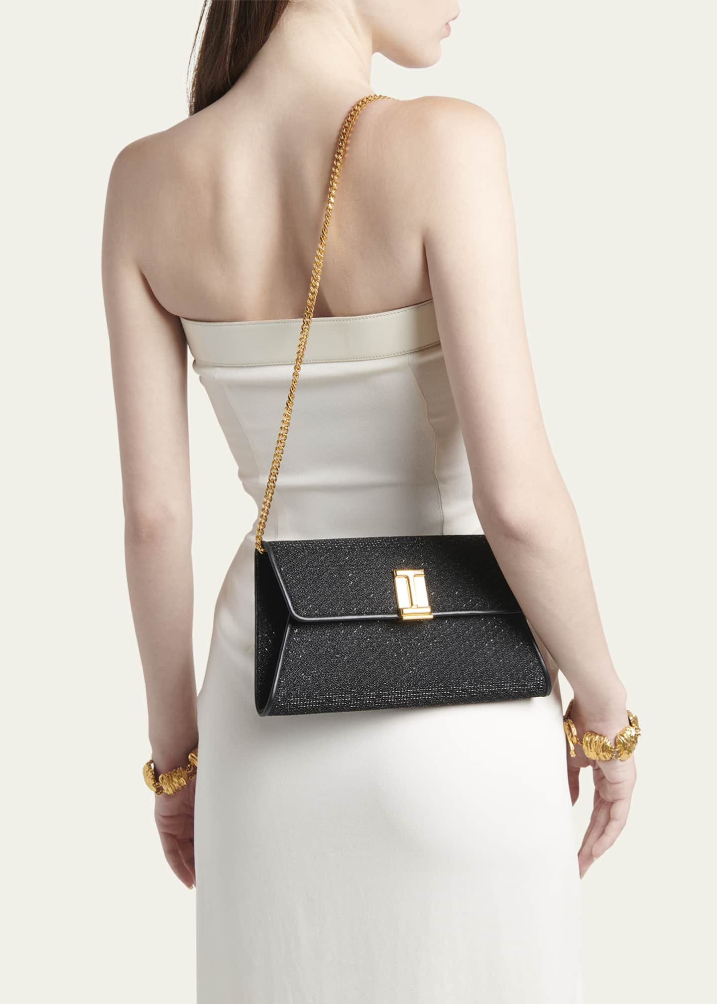 Tom ford hotsell gold clutch