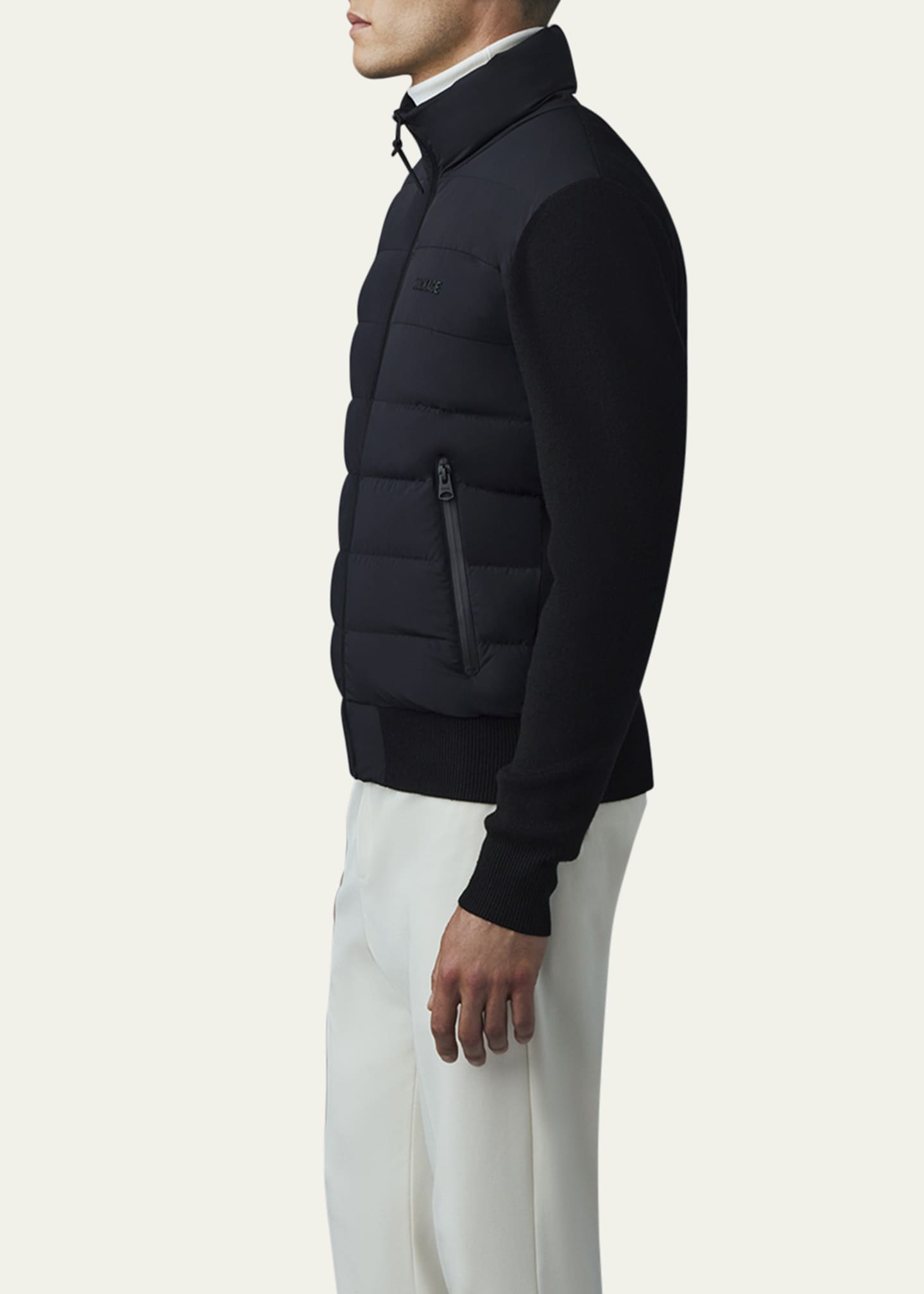 Mackage Men's Haney City Hybrid Down Jacket Image 4 of 5