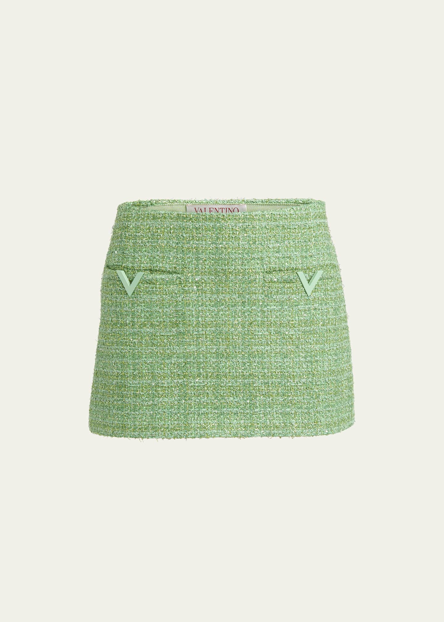 Valentino hot sale tweed skirt