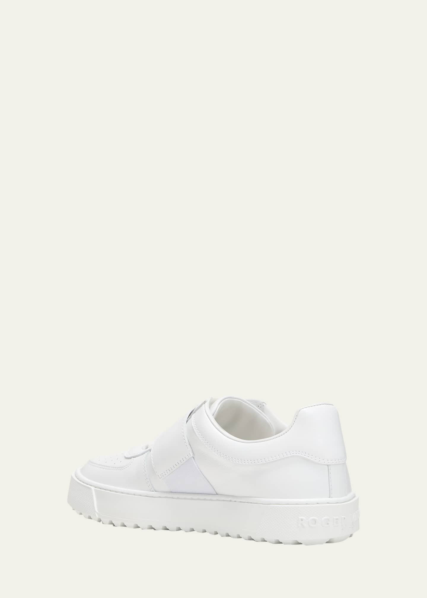 Very Vivier Leather Low Top Sneakers