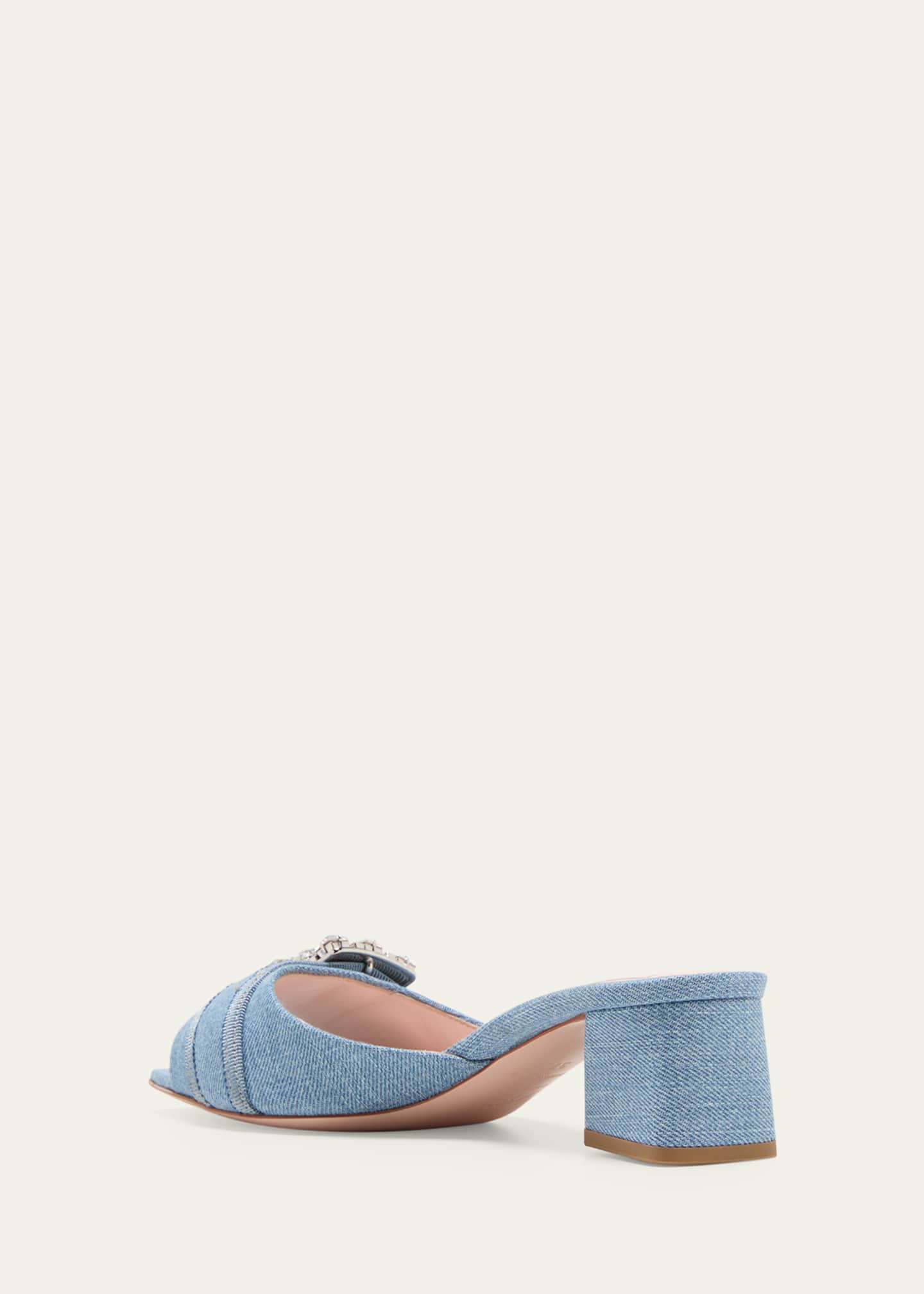 Roger vivier denim shoes discount