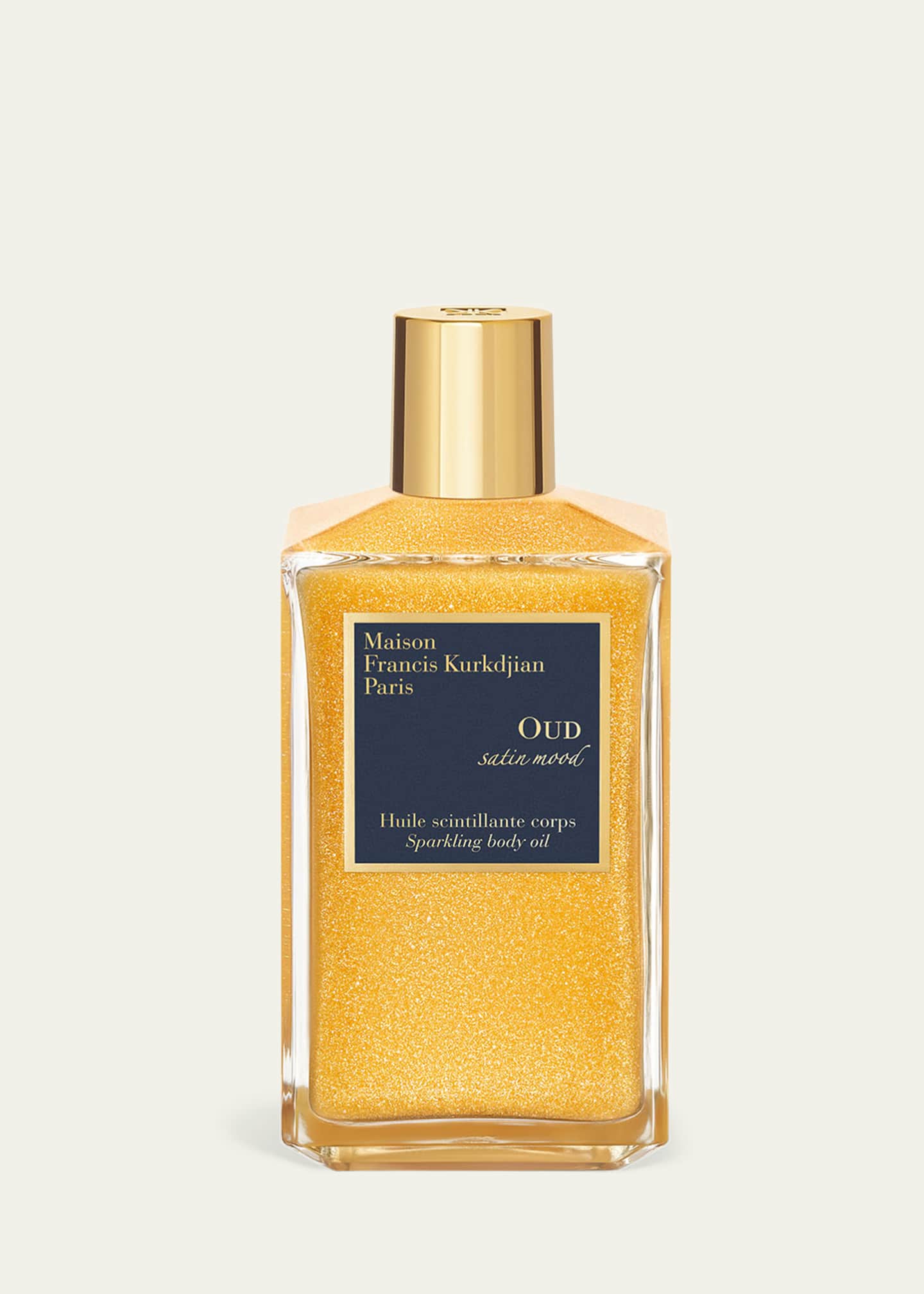 Maison Francis Kurkdjian OUD Satin Mood Scented Sparkling Body Oil, 6.7 oz. Image 2 of 3