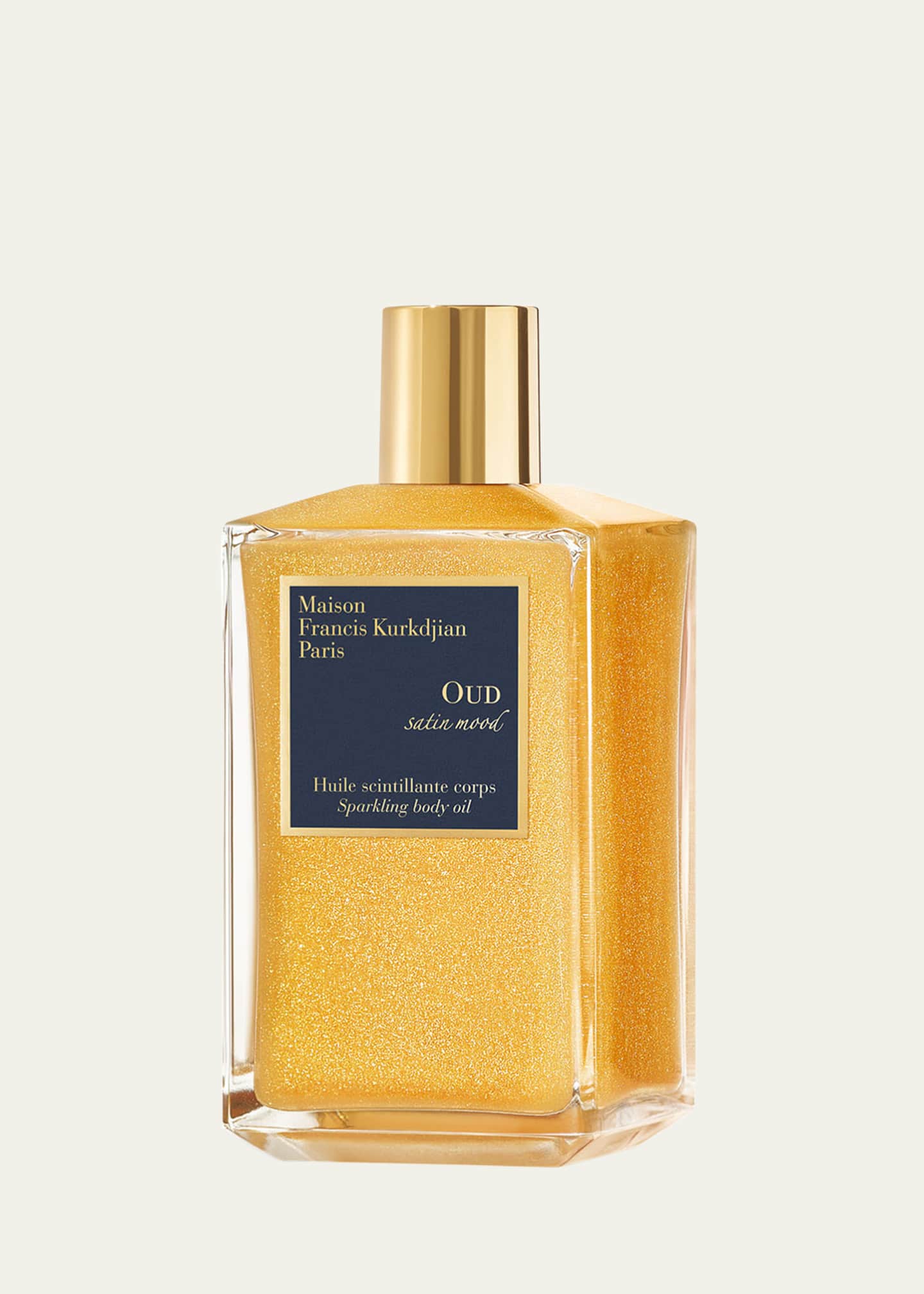 Maison Francis Kurkdjian OUD Satin Mood Scented Sparkling Body Oil, 6.7 oz. Image 1 of 3