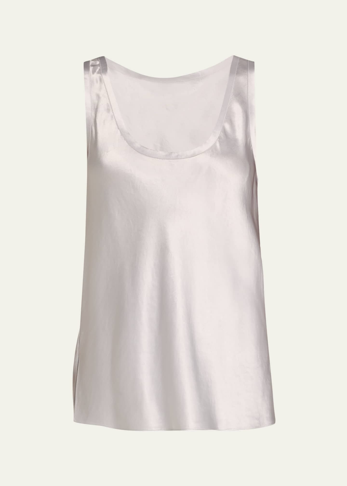 Vince raw edge tank dress top
