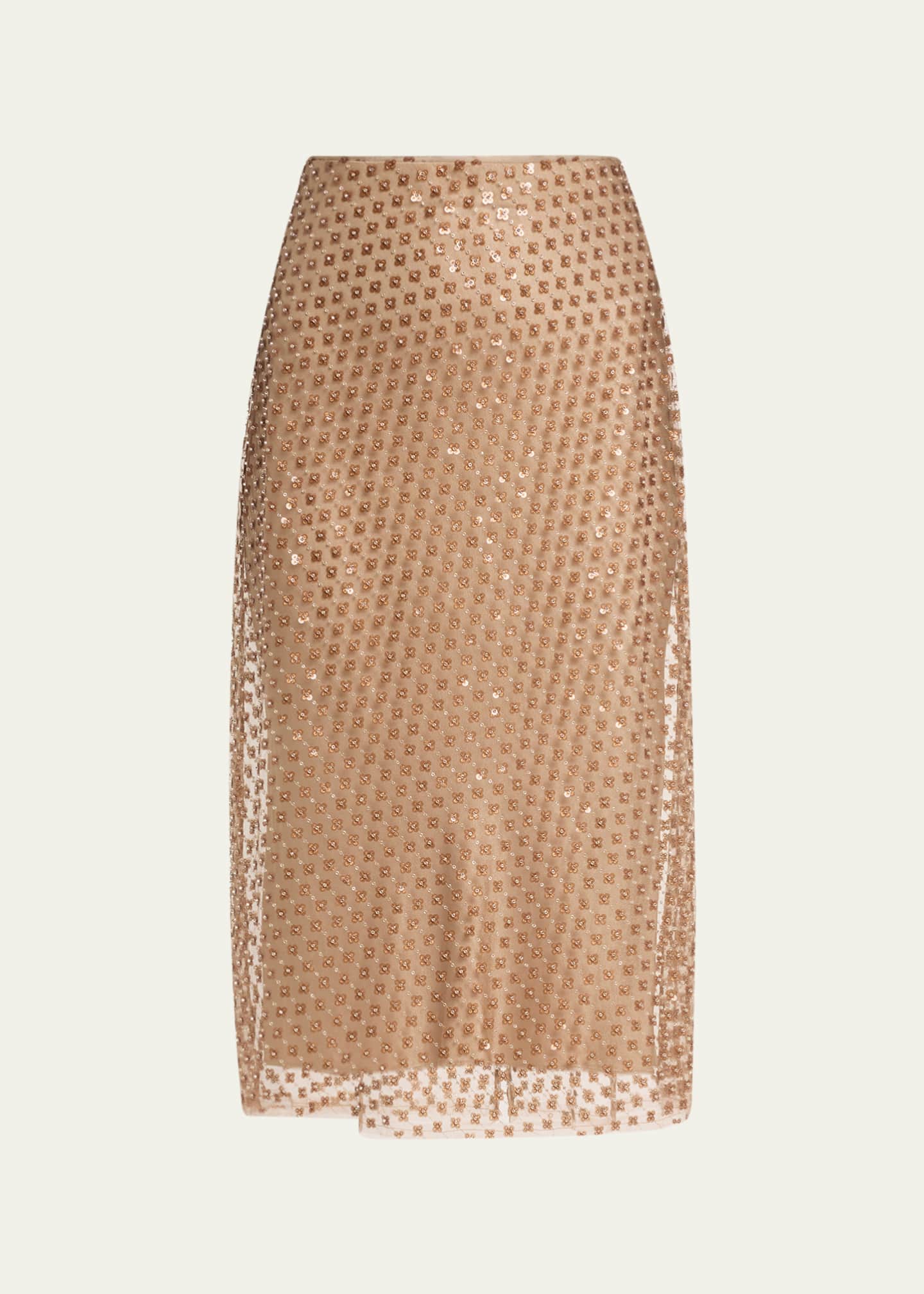 Vince metallic skirt discount
