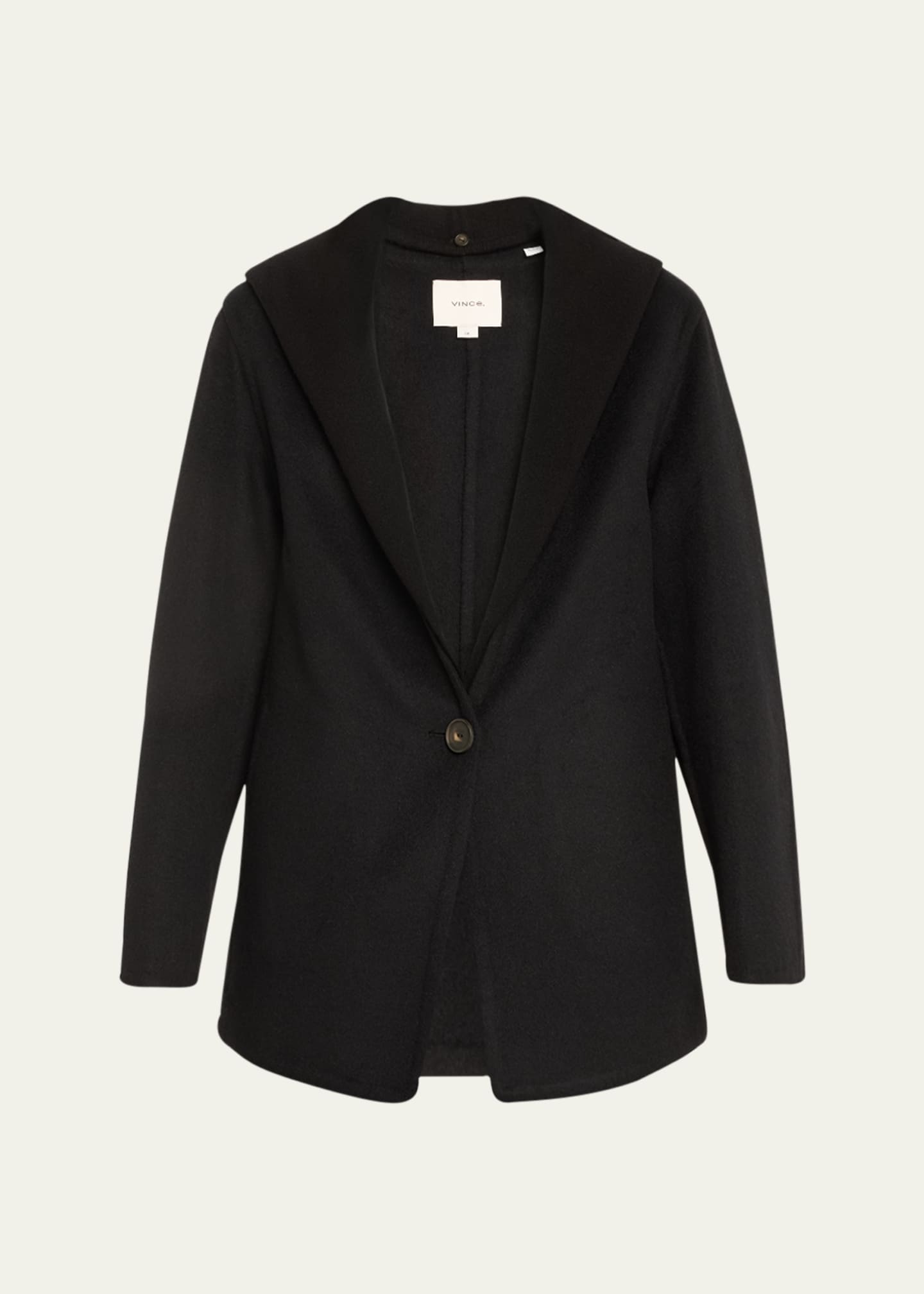 Vince hooded 2025 wool coat