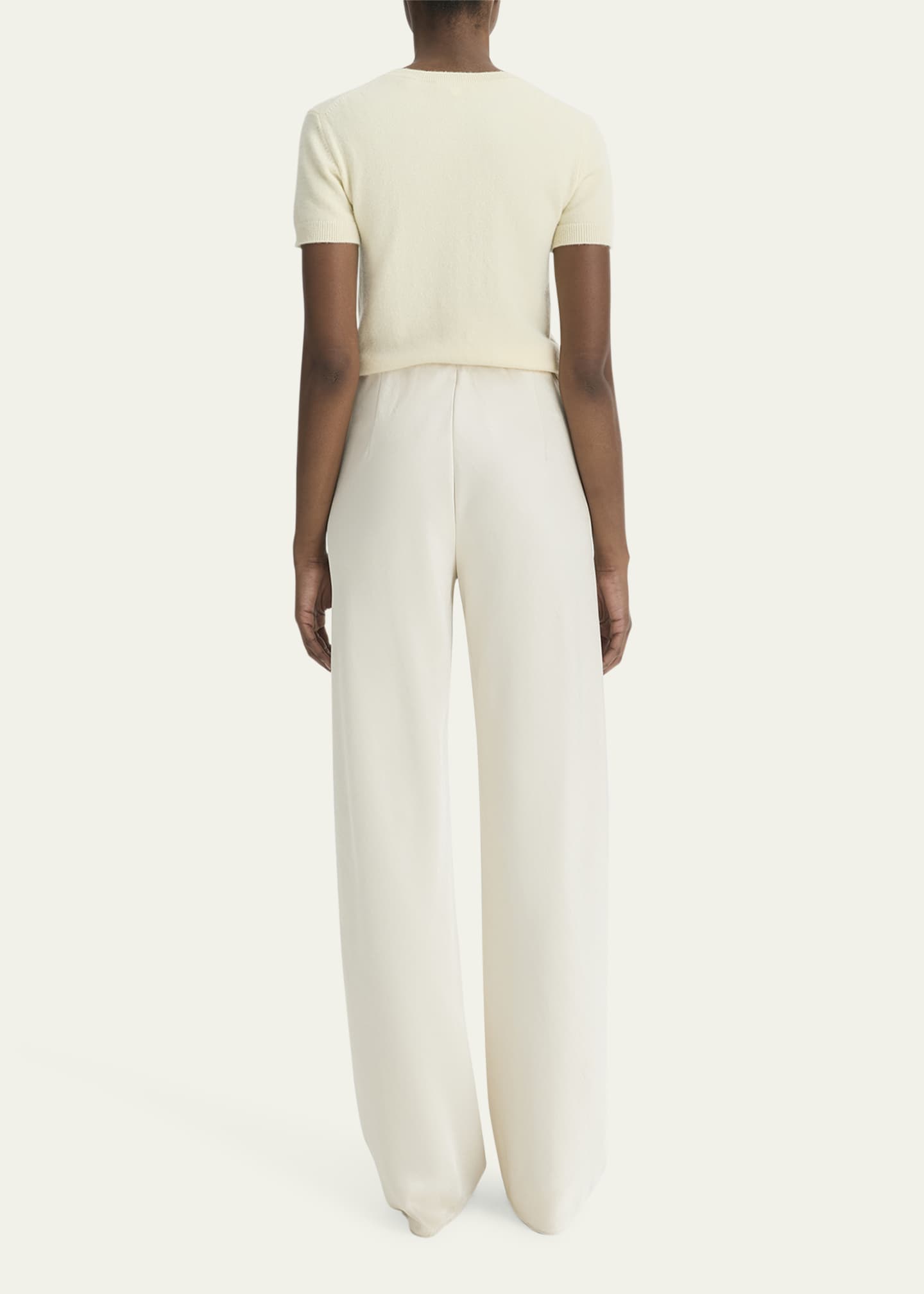 Vince Fluid Bias-Cut Crushed Satin Pants Image 3 of 5