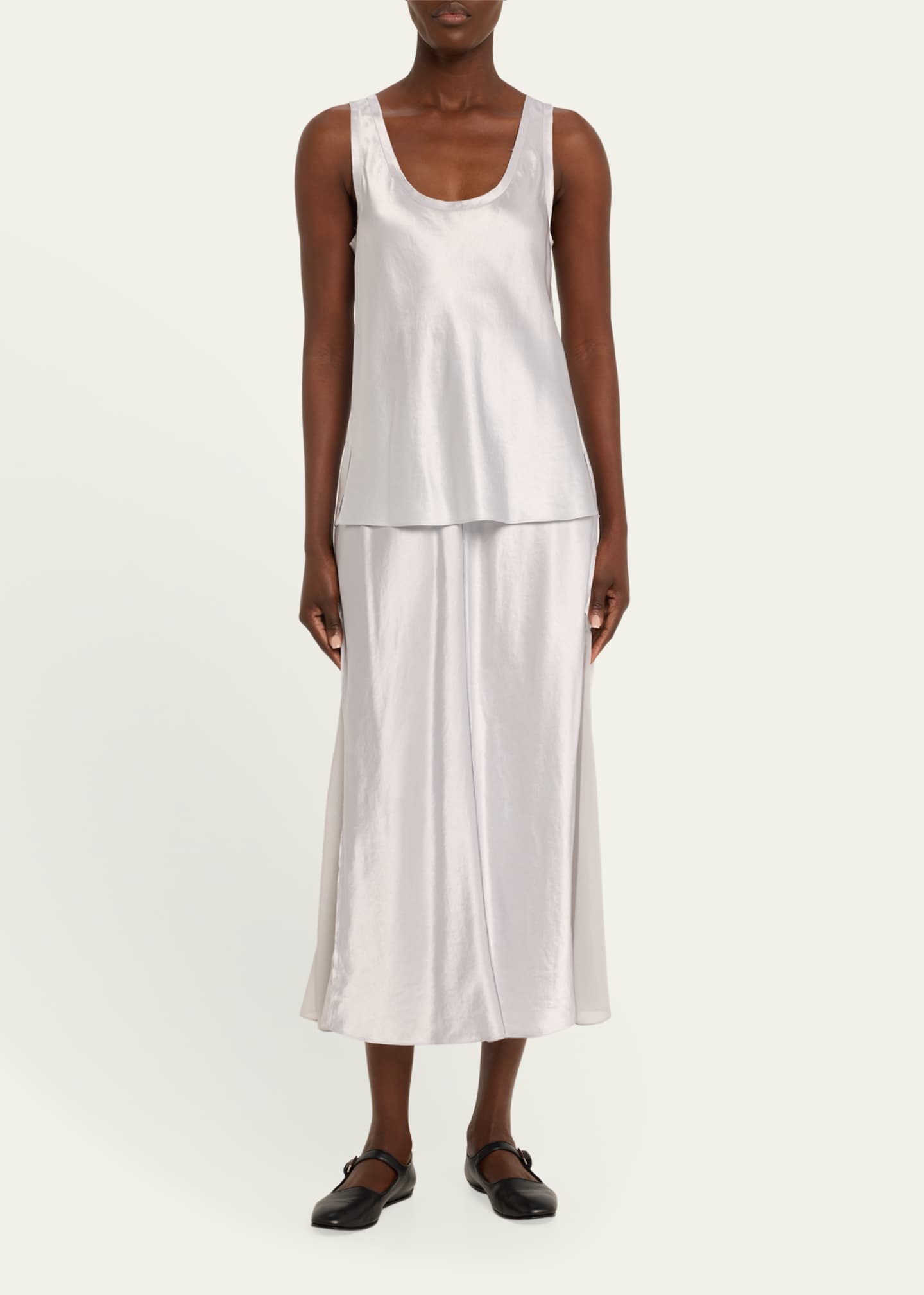 Vince deals silver skirt