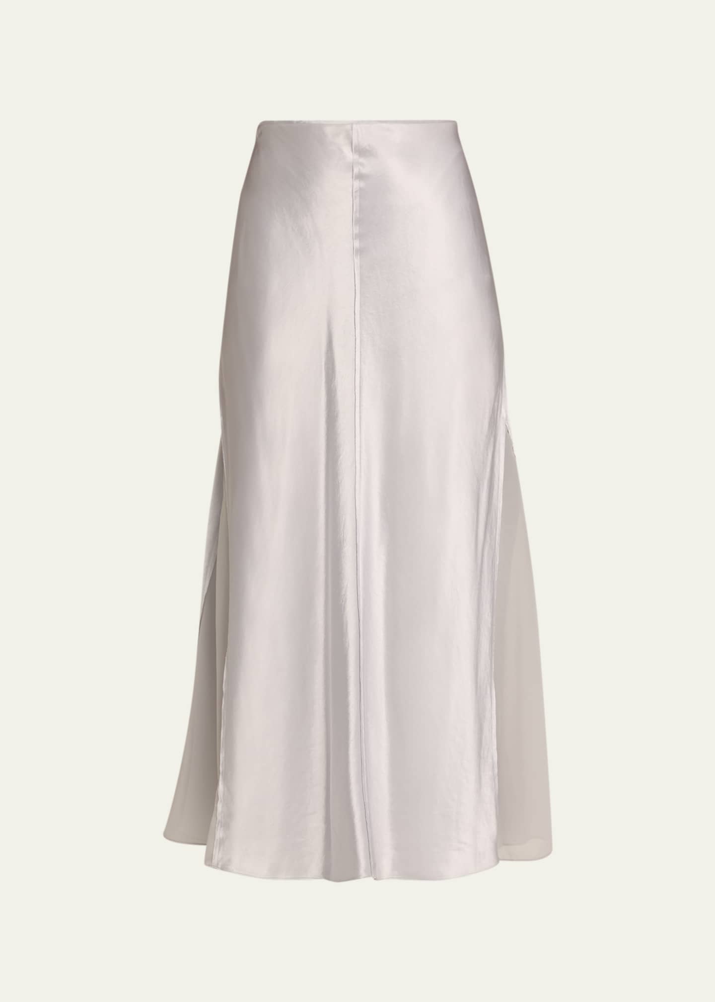 Vince silk midi skirt 2025
