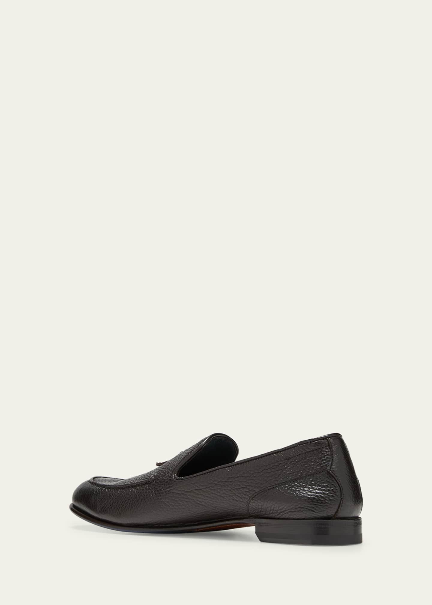 di Bianco Men's Turati Deerskin Tassel Loafers Image 4 of 5